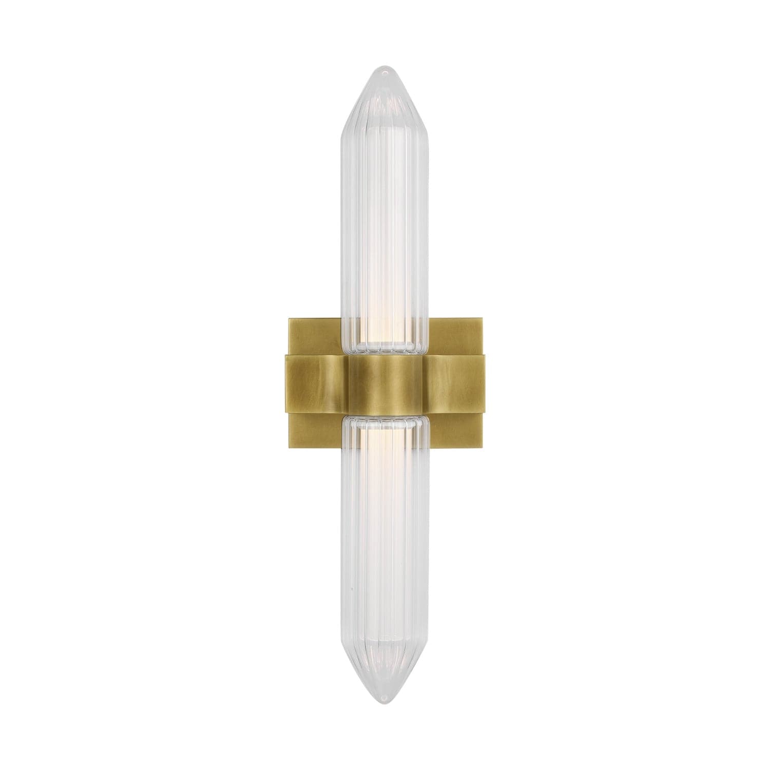 Visual Comfort Modern - 700BCLGSN23BR-LED927-277 - LED Bath Sconce - Langston - Plated Brass