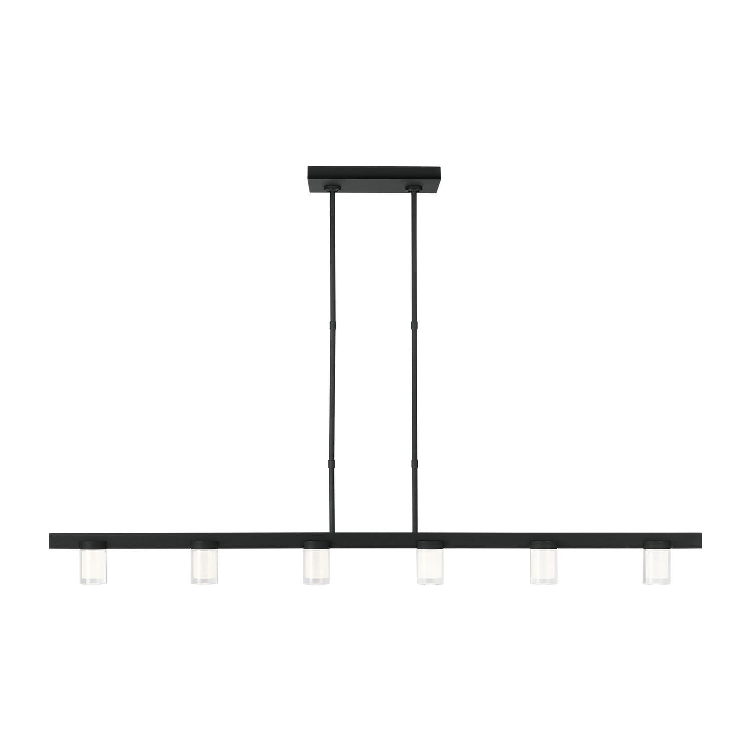 Visual Comfort Modern - 700LSESF60B-LED927 - LED Linear Suspension - Esfera - Nightshade Black