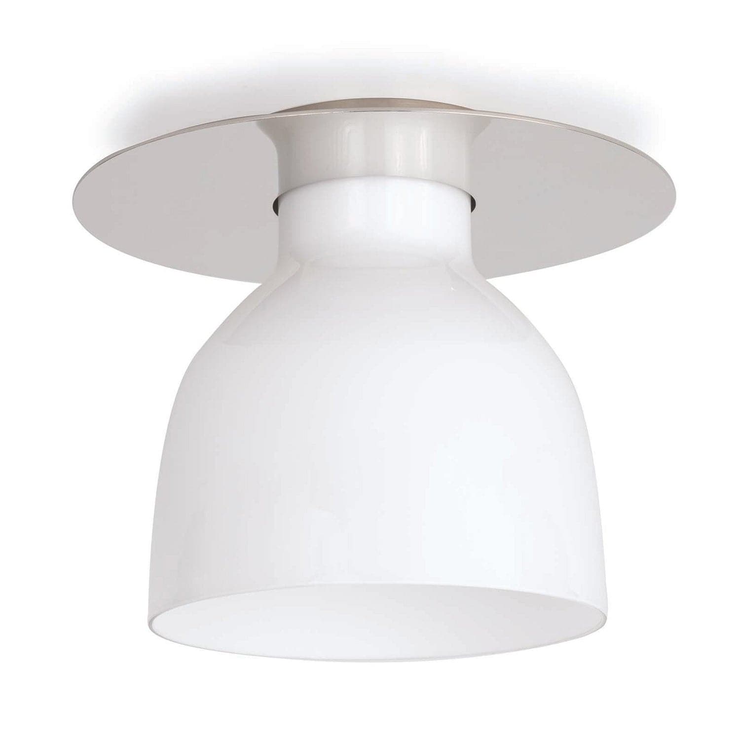 Regina Andrew - 16-1354PN - One Light Flush Mount - Mixer - White