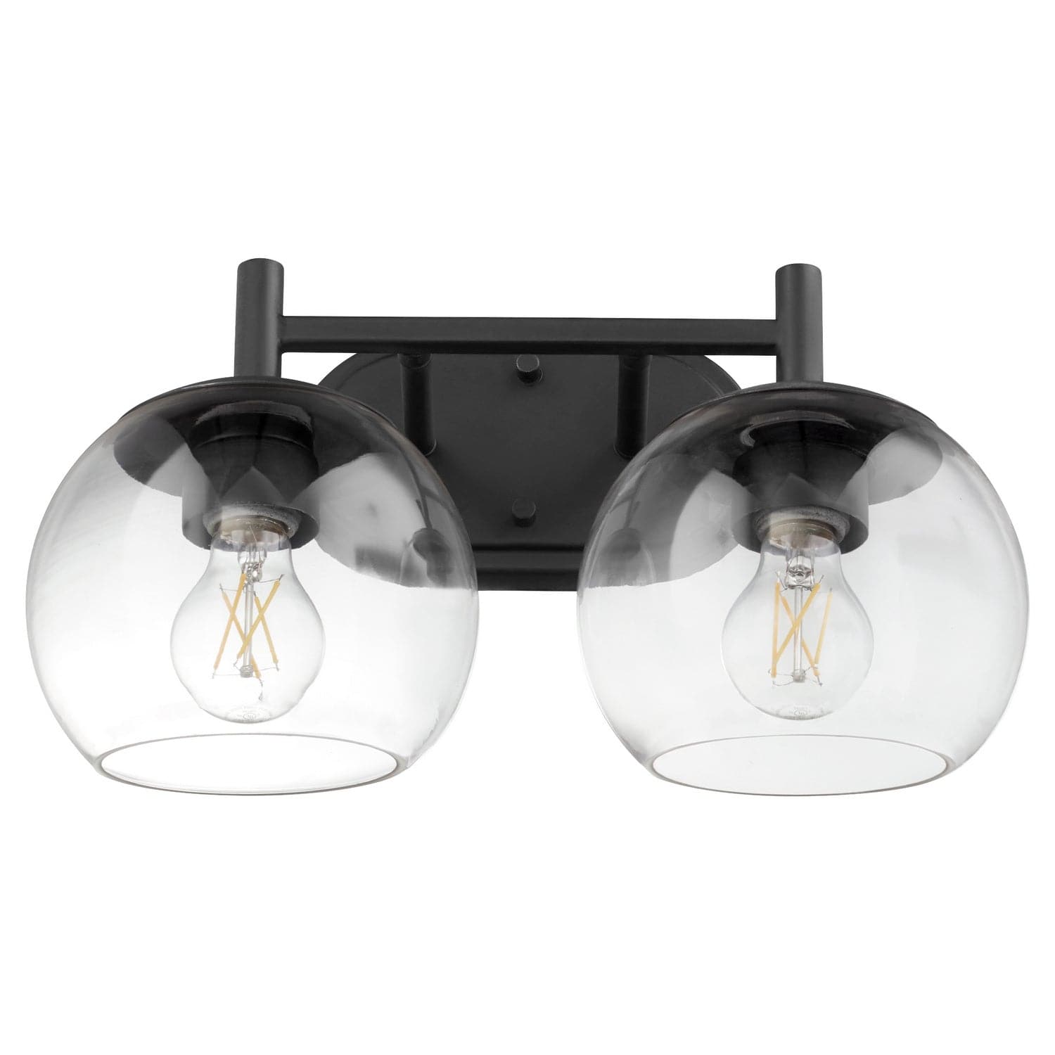 Quorum - 578-2-59 - Two Light Vanity - Lyon - Matte Black