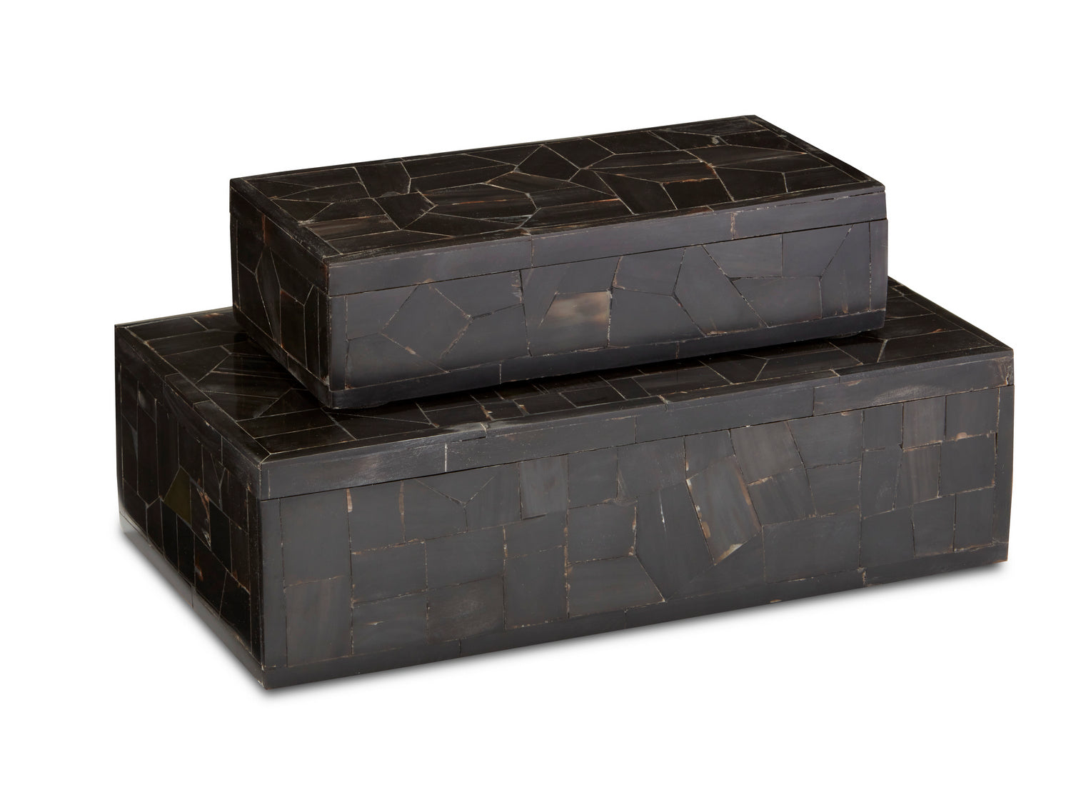 Box Set of 2 from the Black Bone collection in Black finish