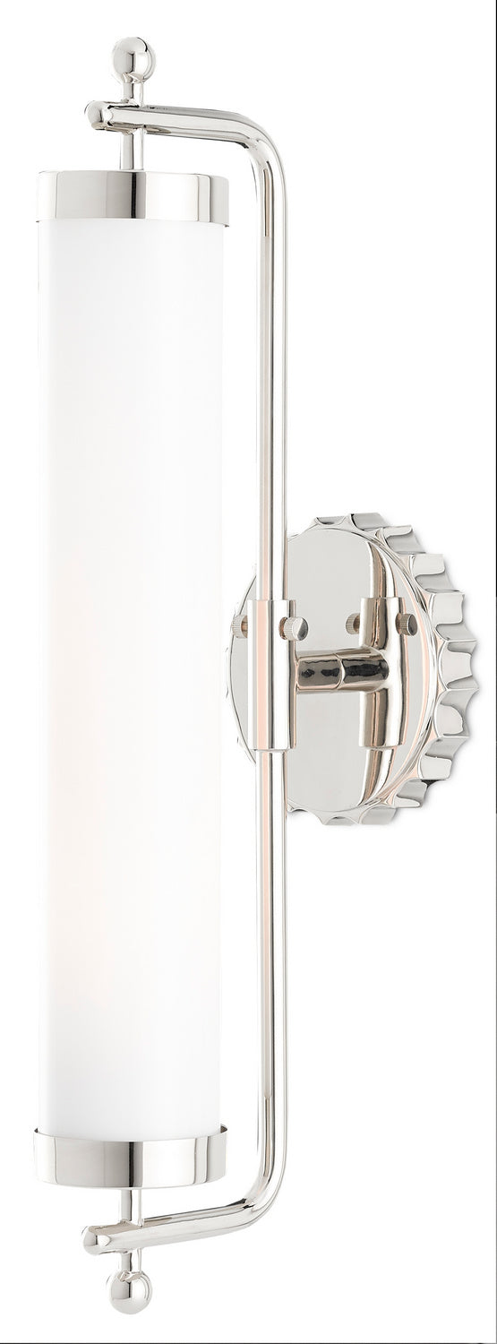 One Light Wall Sconce from the Barry Goralnick collection in Polished Nickel finish