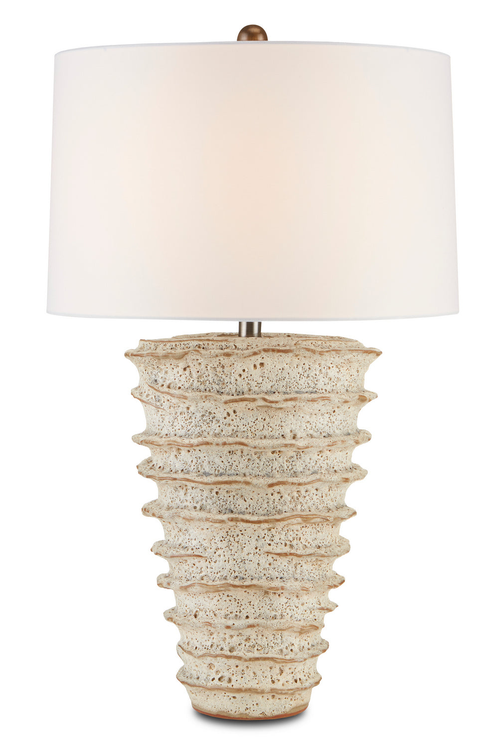 One Light Table Lamp from the Salima collection in White Moss finish