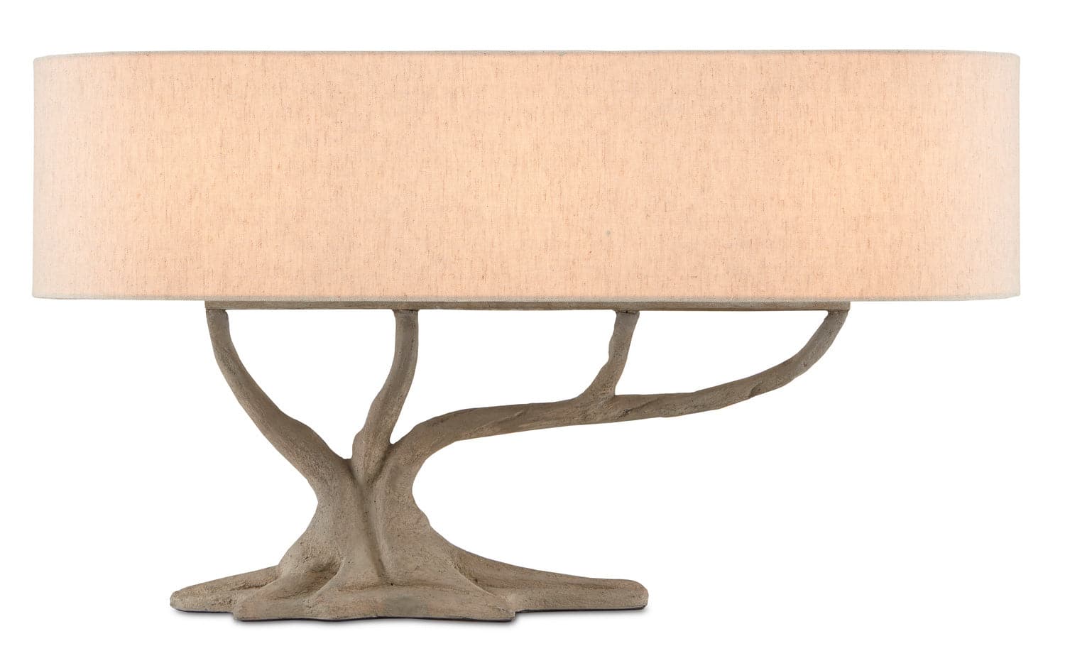 Three Light Table Lamp from the Cotswold collection in Concrete finish