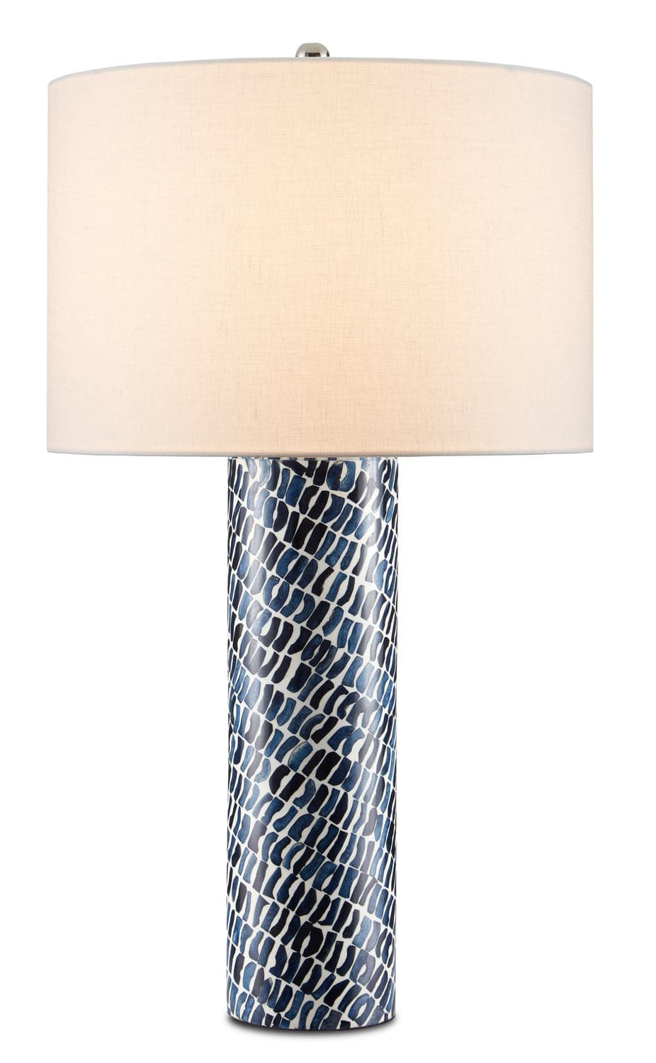 One Light Table Lamp from the Indigo collection in Blue/White finish