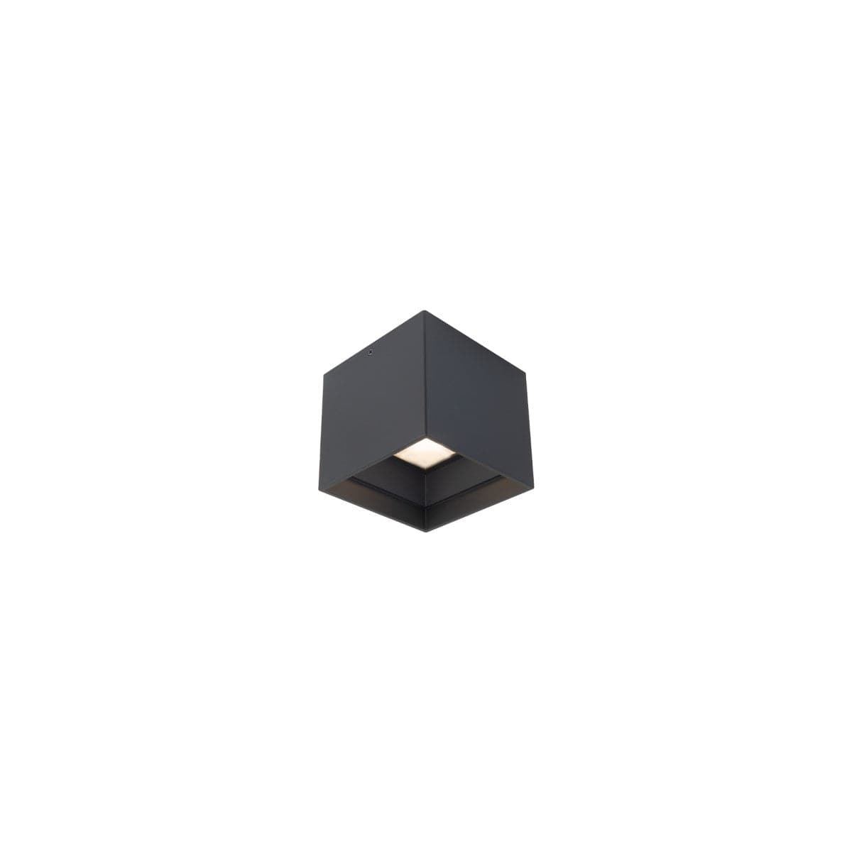 Modern Forms - FM-W62205-40-BK - LED Outdoor Flush Mount - Kube - Black