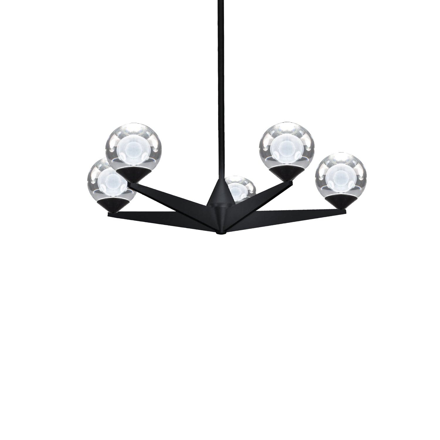 Modern Forms - PD-82024-BK - LED Chandelier - Double Bubble - Black