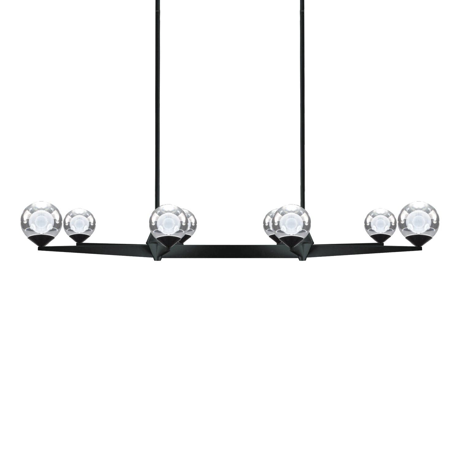 Modern Forms - PD-82044-BK - LED Chandelier - Double Bubble - Black