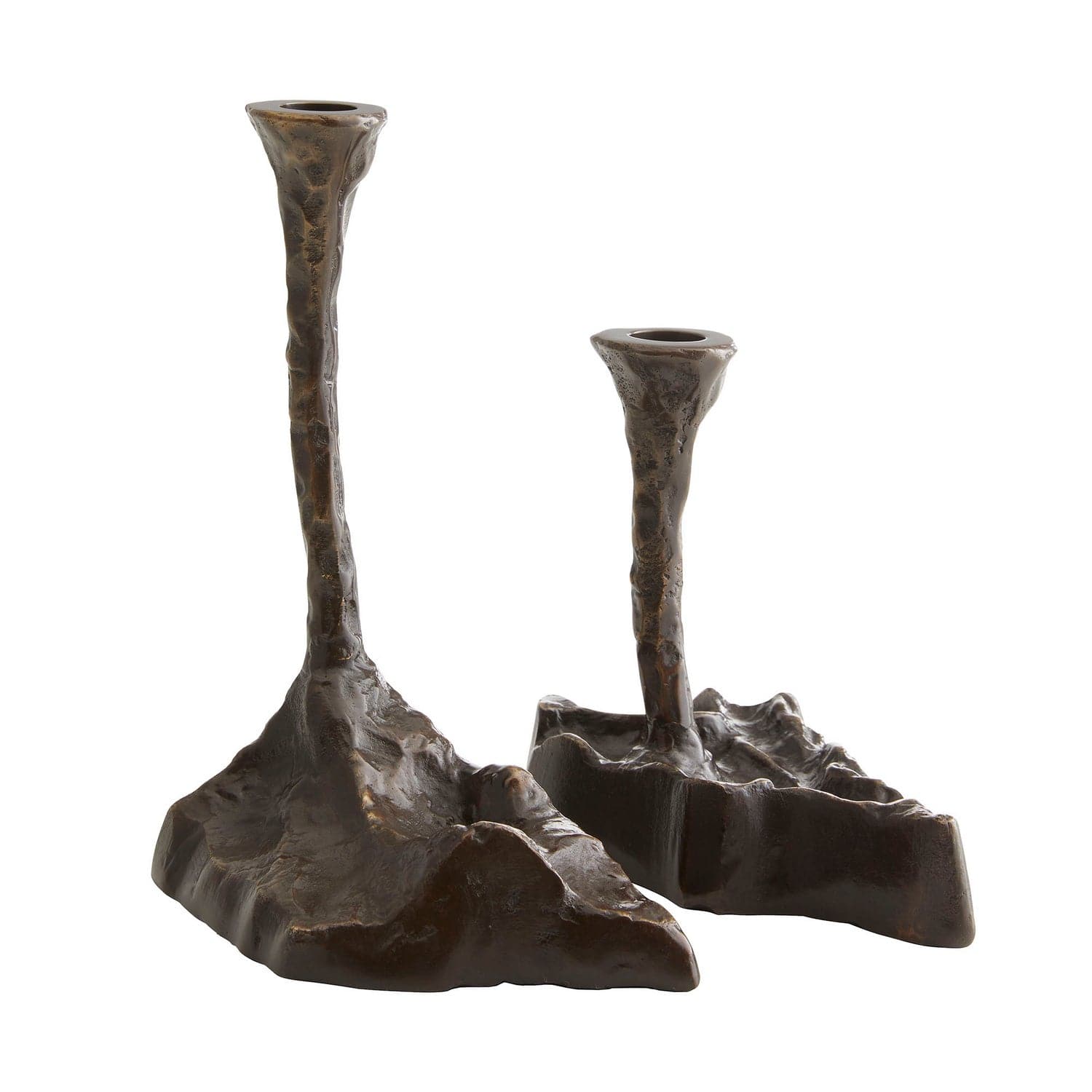 Arteriors - 2059 - Candleholders, Set of 2 - Kindi - Bronze