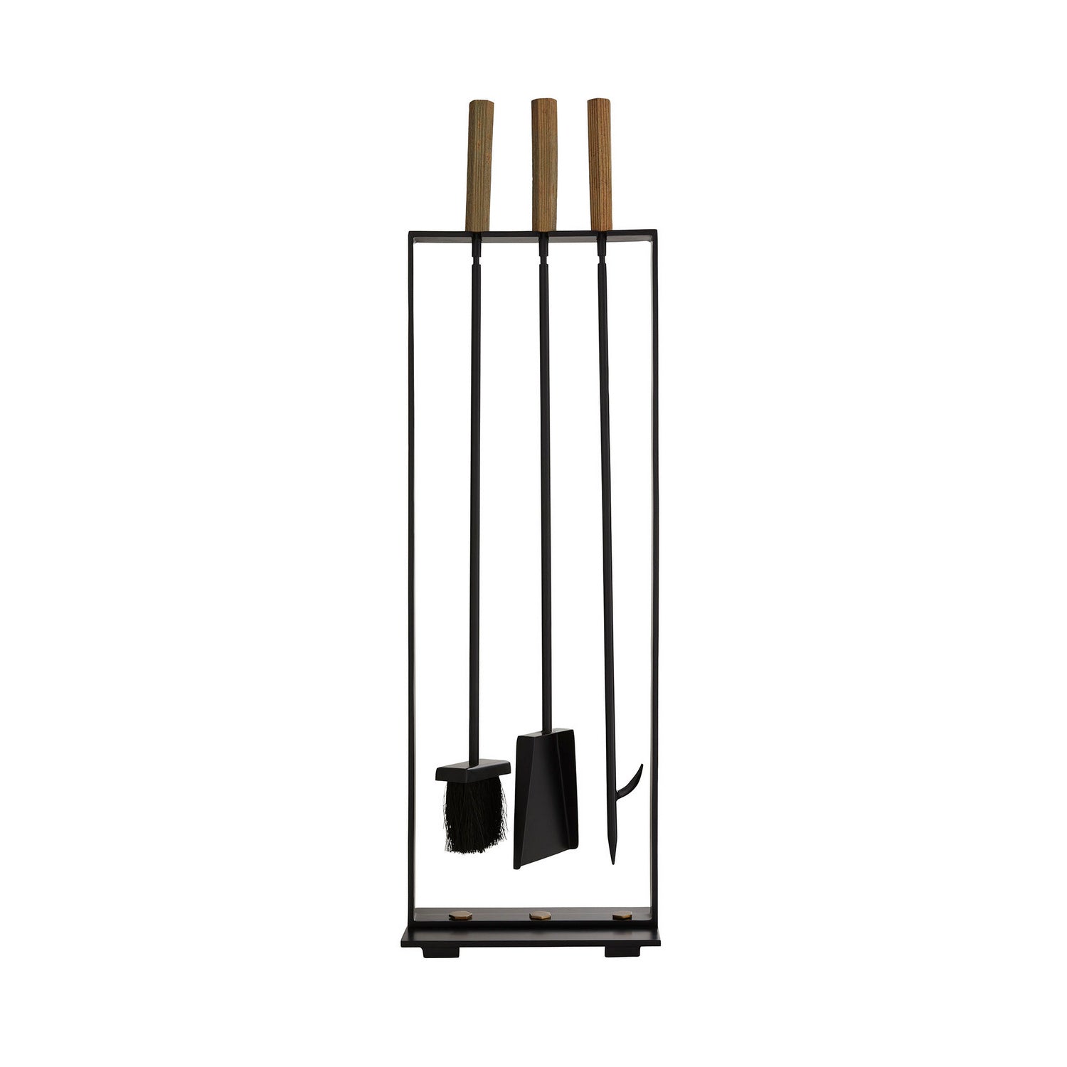 Fireplace Tool Set from the Landt collection in Blackened Iron finish