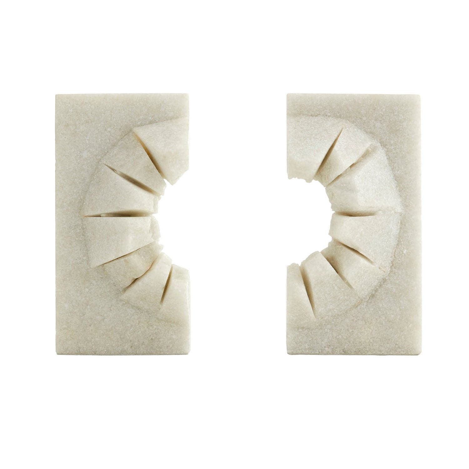 Arteriors - 9114 - Bookends, Set of 2 - Kylo - Ivory