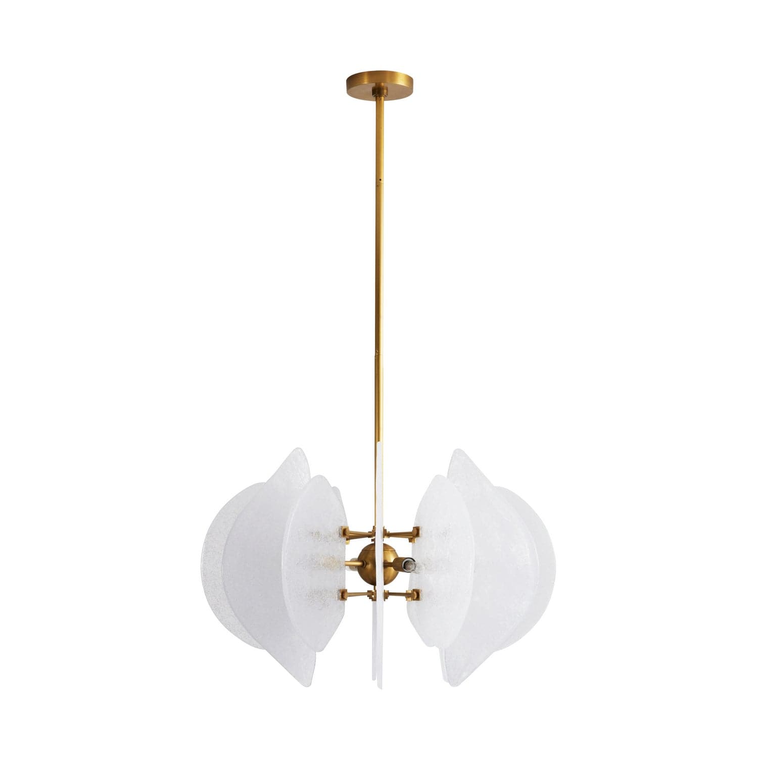 Arteriors - 89063 - Mid. Chandeliers - Glass Down - Kayal