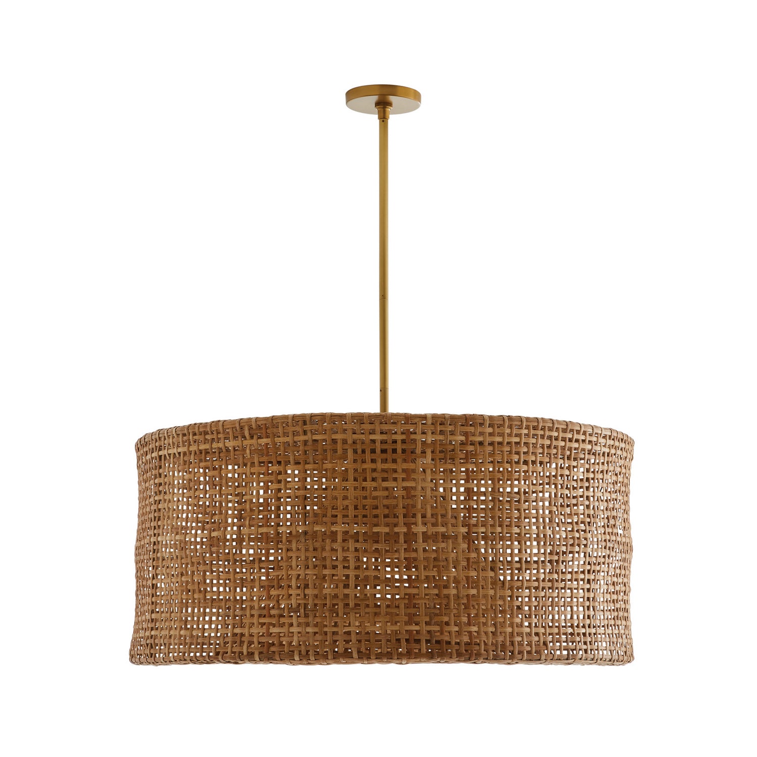 One Light Pendant from the Nev collection in Natural finish