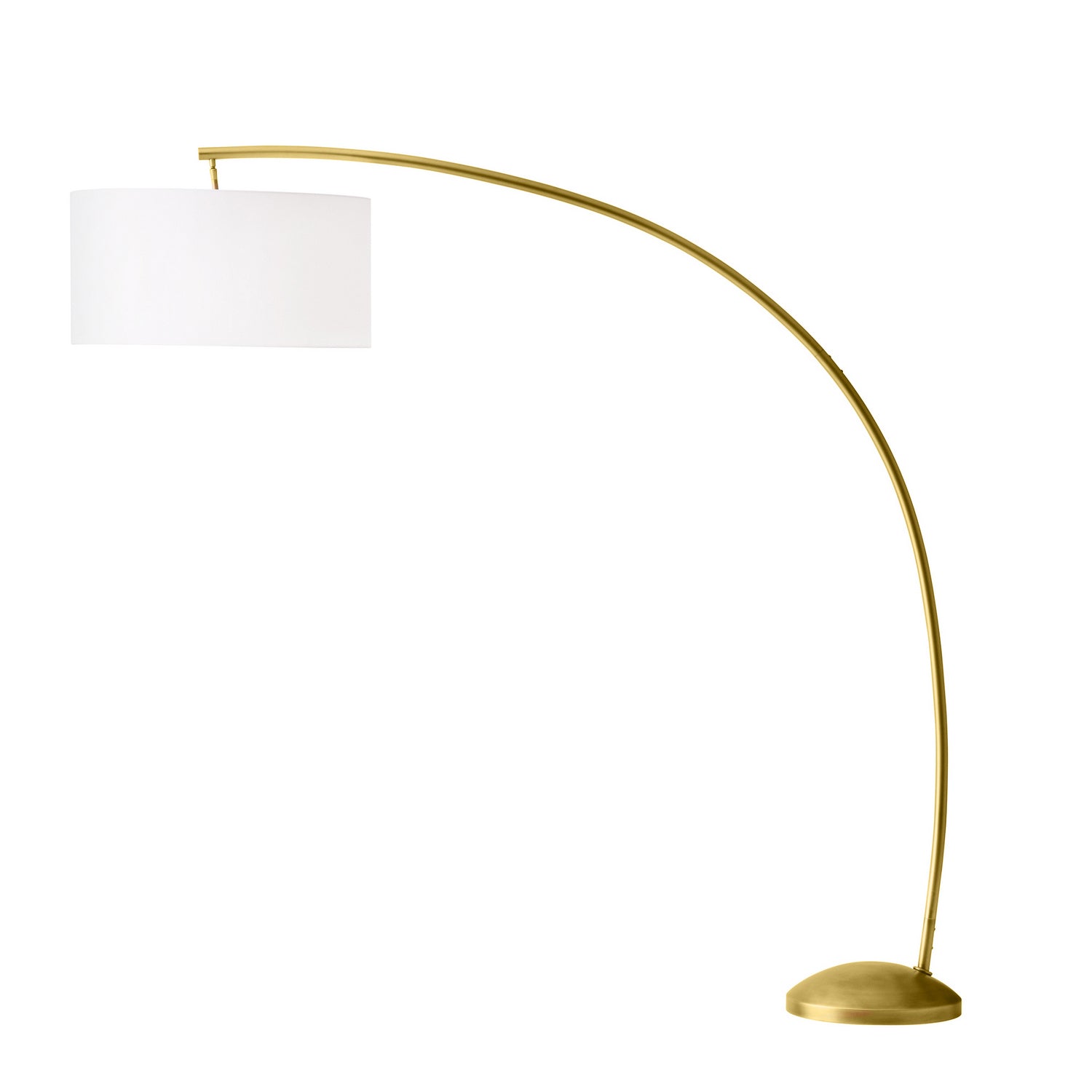 One Light Floor Lamp from the Naples collection in Antique Brass finish