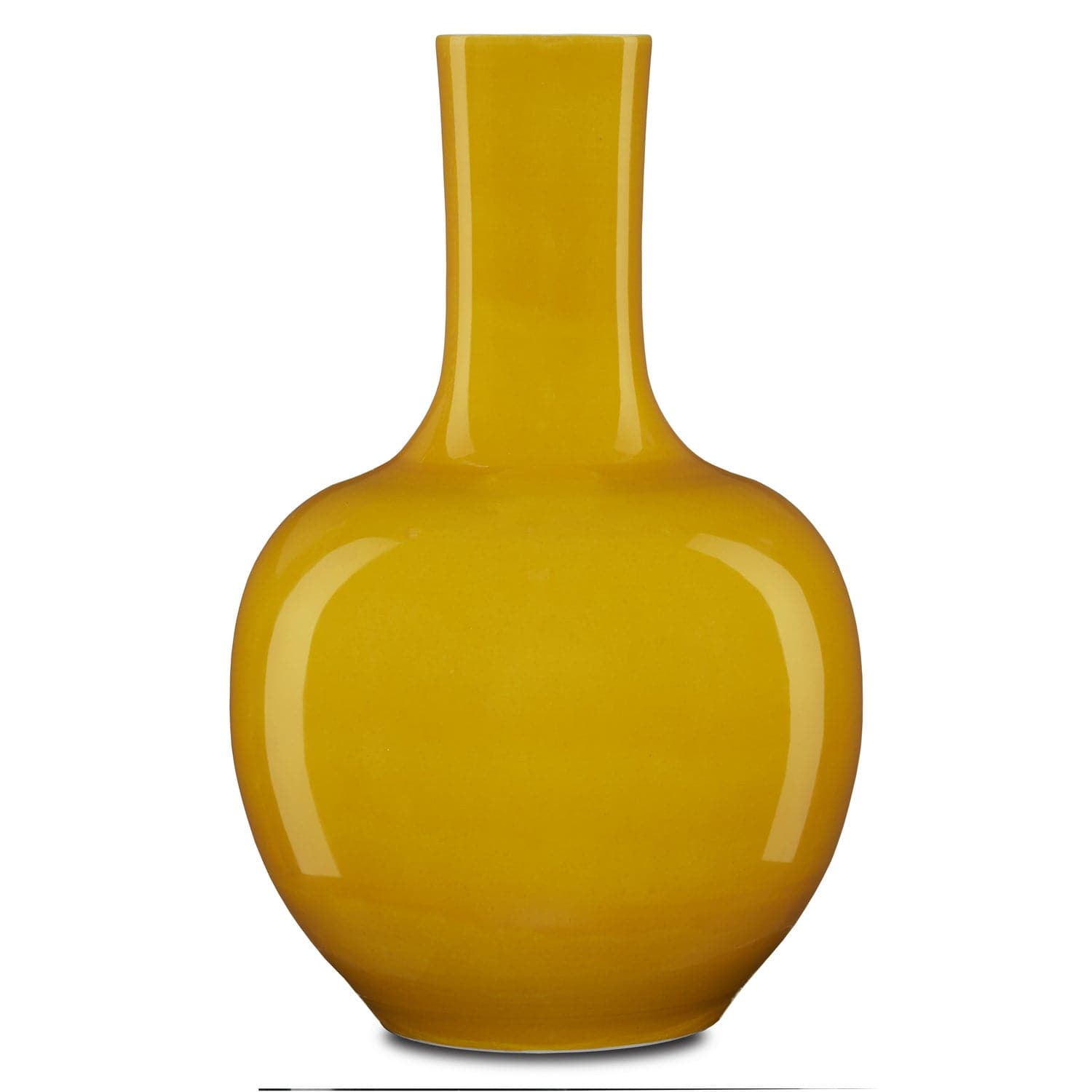 Vase from the Imperial collection in Yellow finish