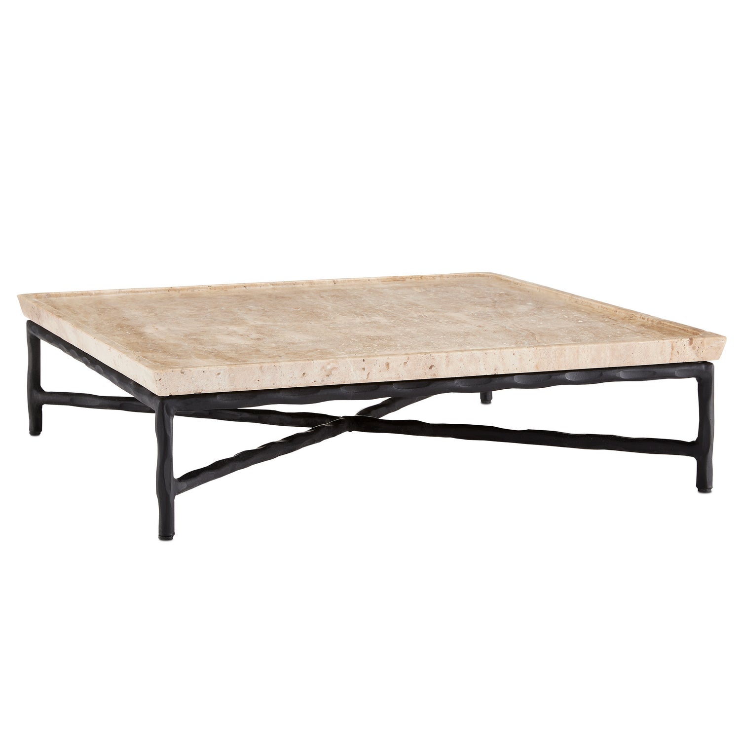 Tray from the Boyles collection in Natural/Black finish