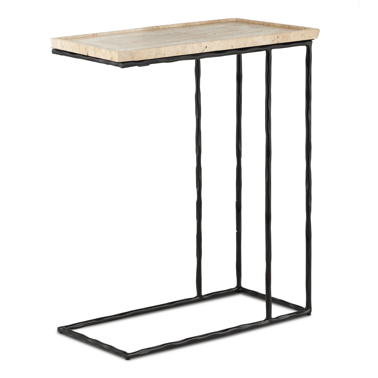 Table from the Boyles collection in Natural/Black finish