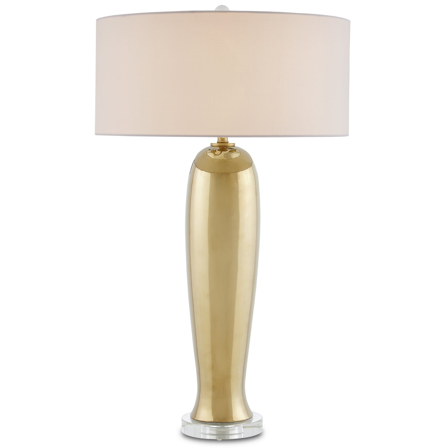 Two Light Table Lamp from the Parable collection in Gold/Clear finish
