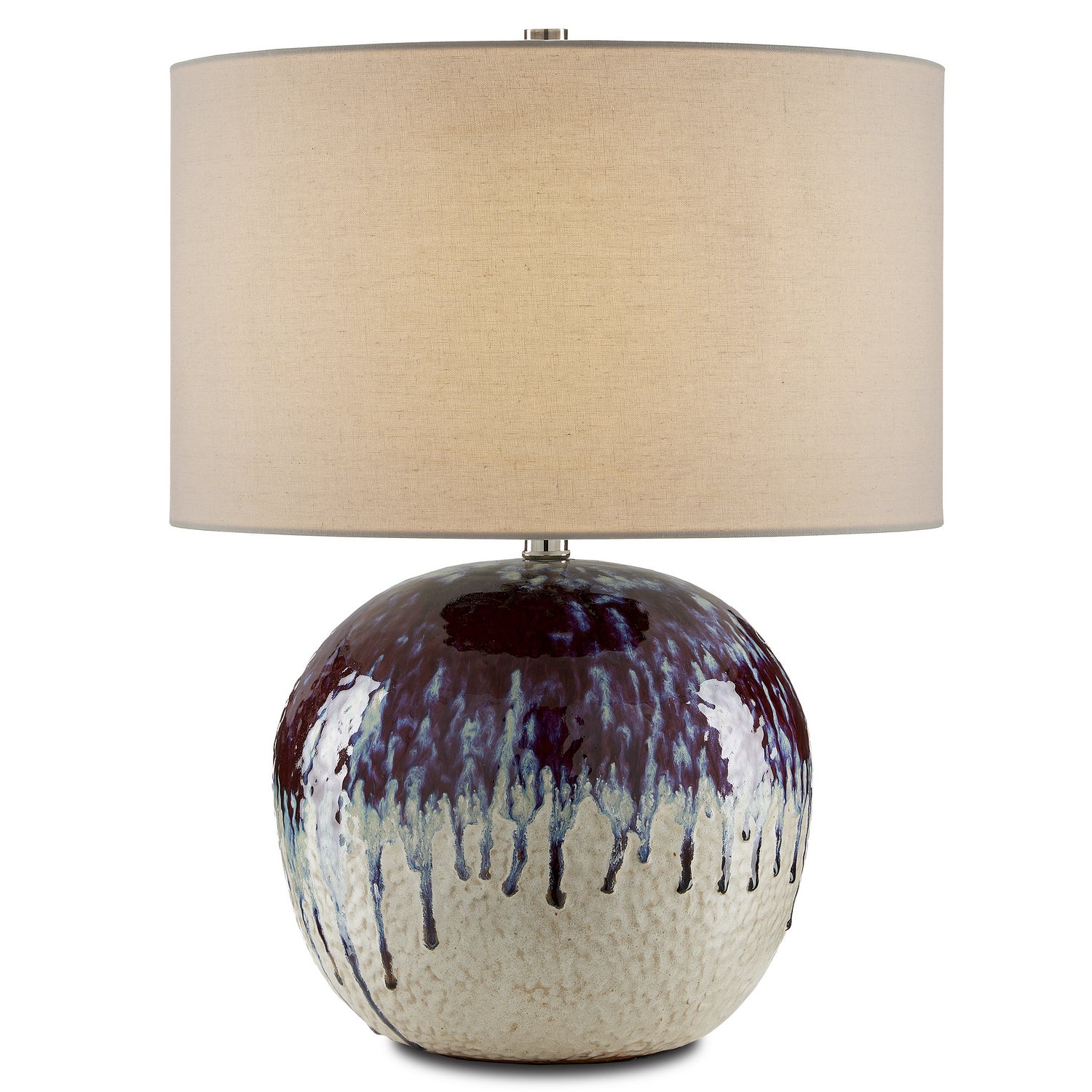 One Light Table Lamp from the Bessbrook collection in Reactive Blue/White/Red/Cream finish