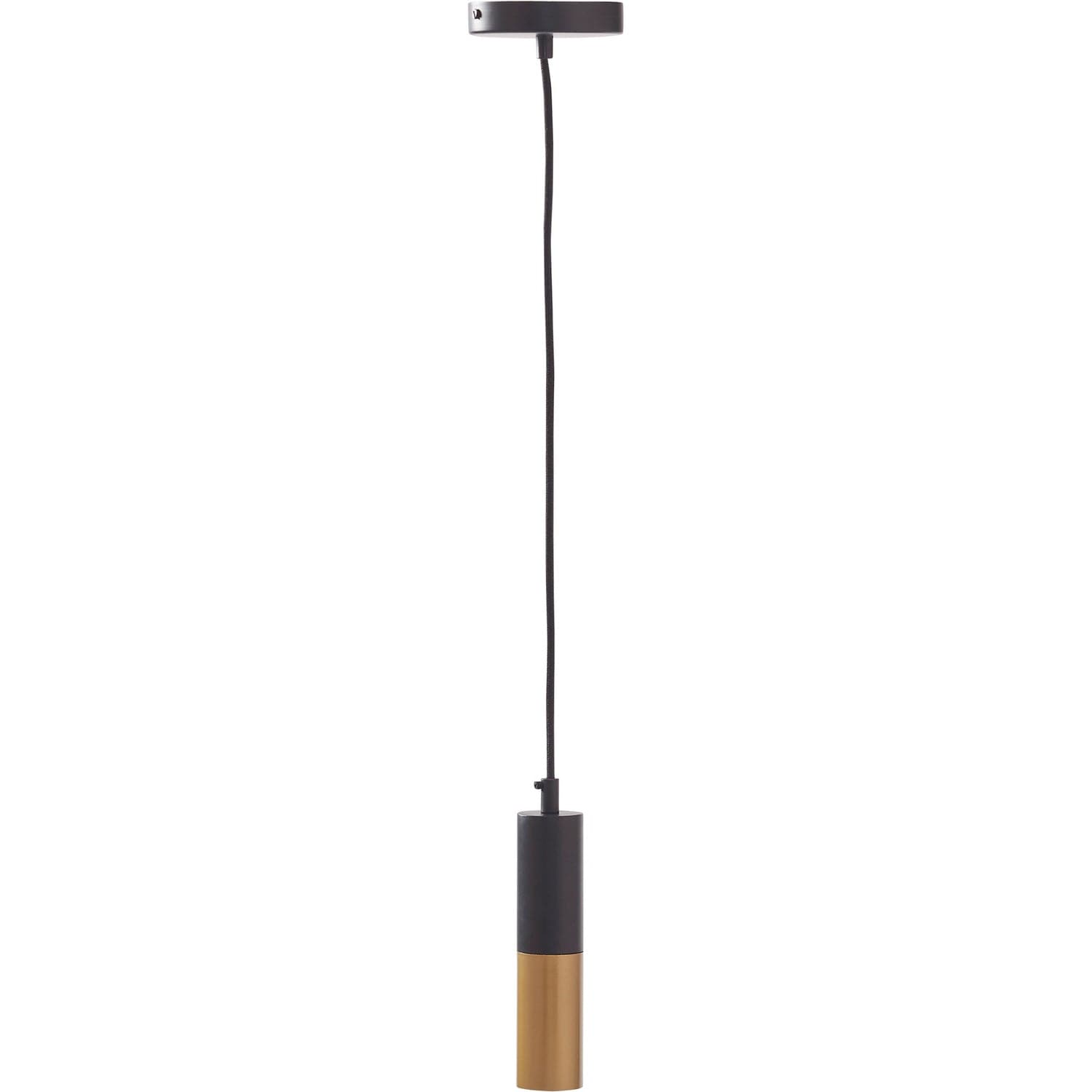 Renwil - LPC4396 - One Light Ceiling Fixture - Kolding - Matte Black & Antique Brass