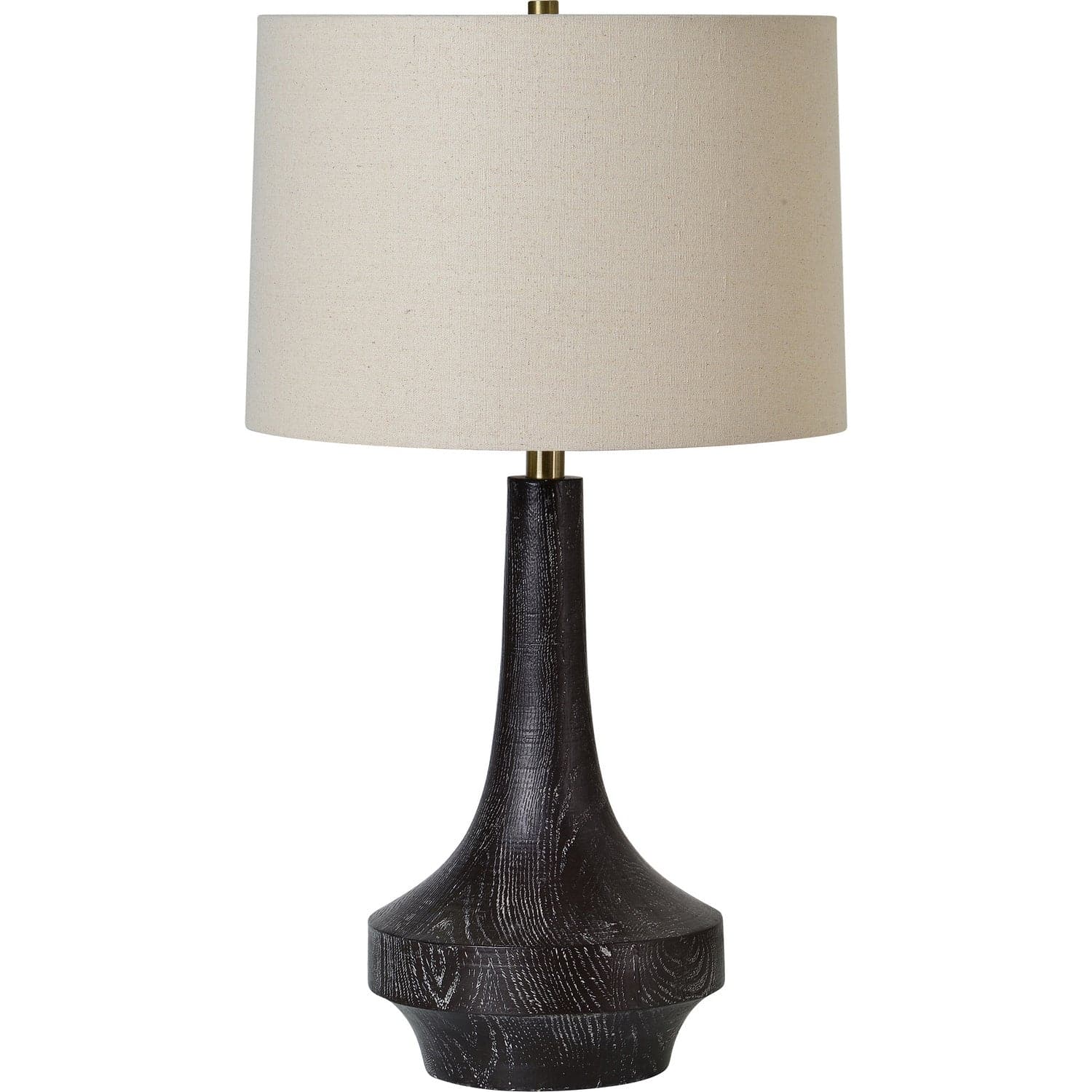 Renwil - LPT1187 - One Light Table Lamp - Truro - Painted Dark Brown Wood Grain,Beige
