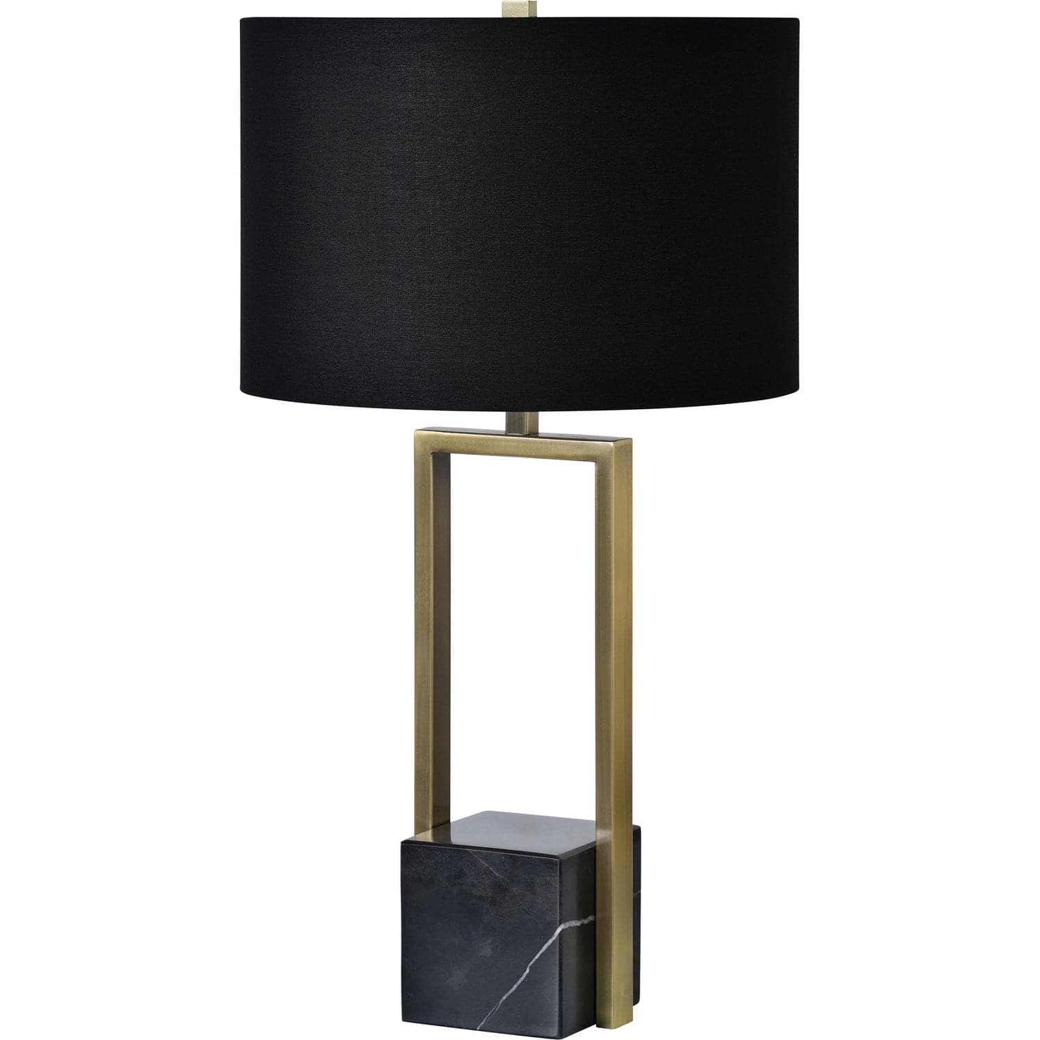 Renwil - LPT1188 - One Light Table Lamp - Arla - Natural Black,Plated Antique Brushed Brass,Black