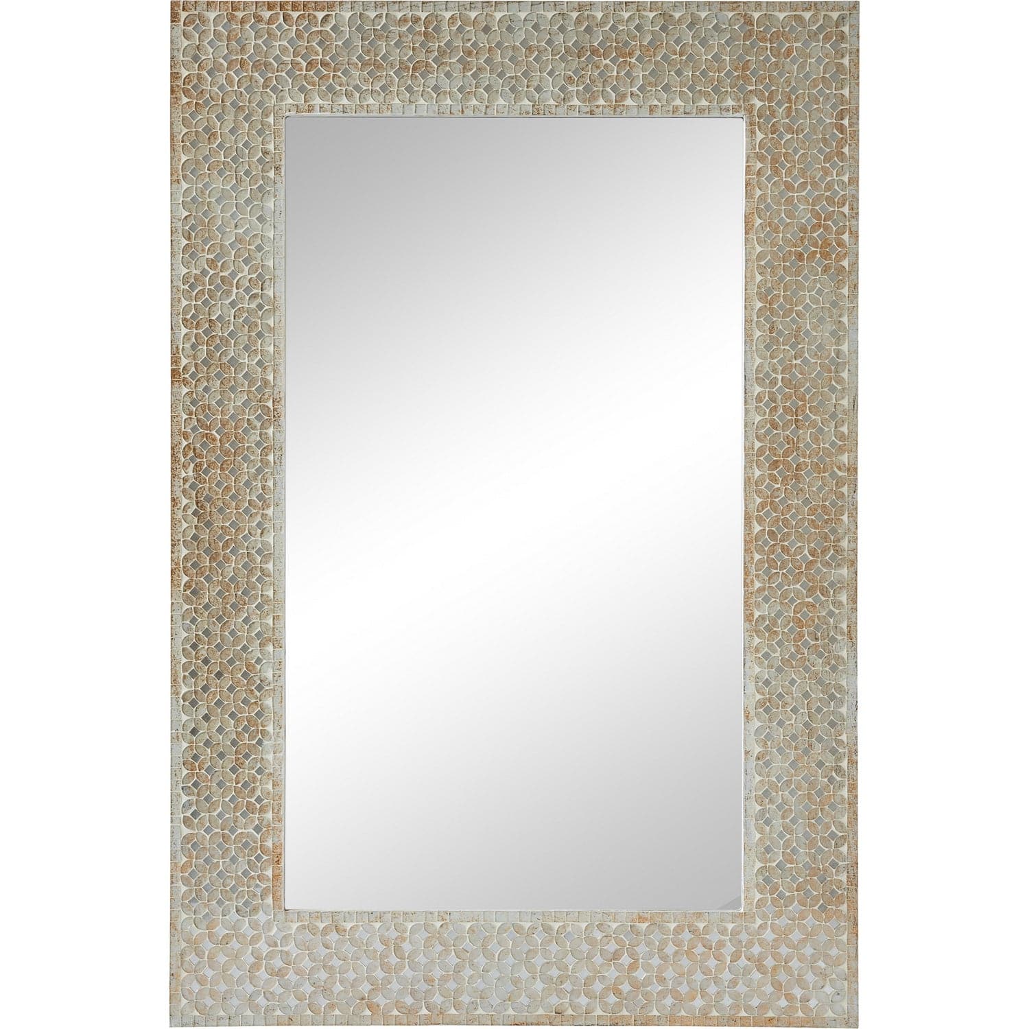 Renwil - MT2408 - Mirror - Amalfi - White/ Gold