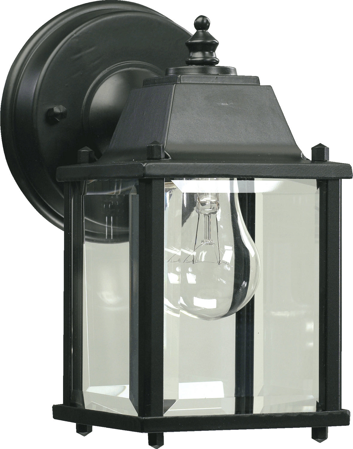 Quorum - 780-15 - One Light Wall Mount - Aluminum Box Lanterns - Black