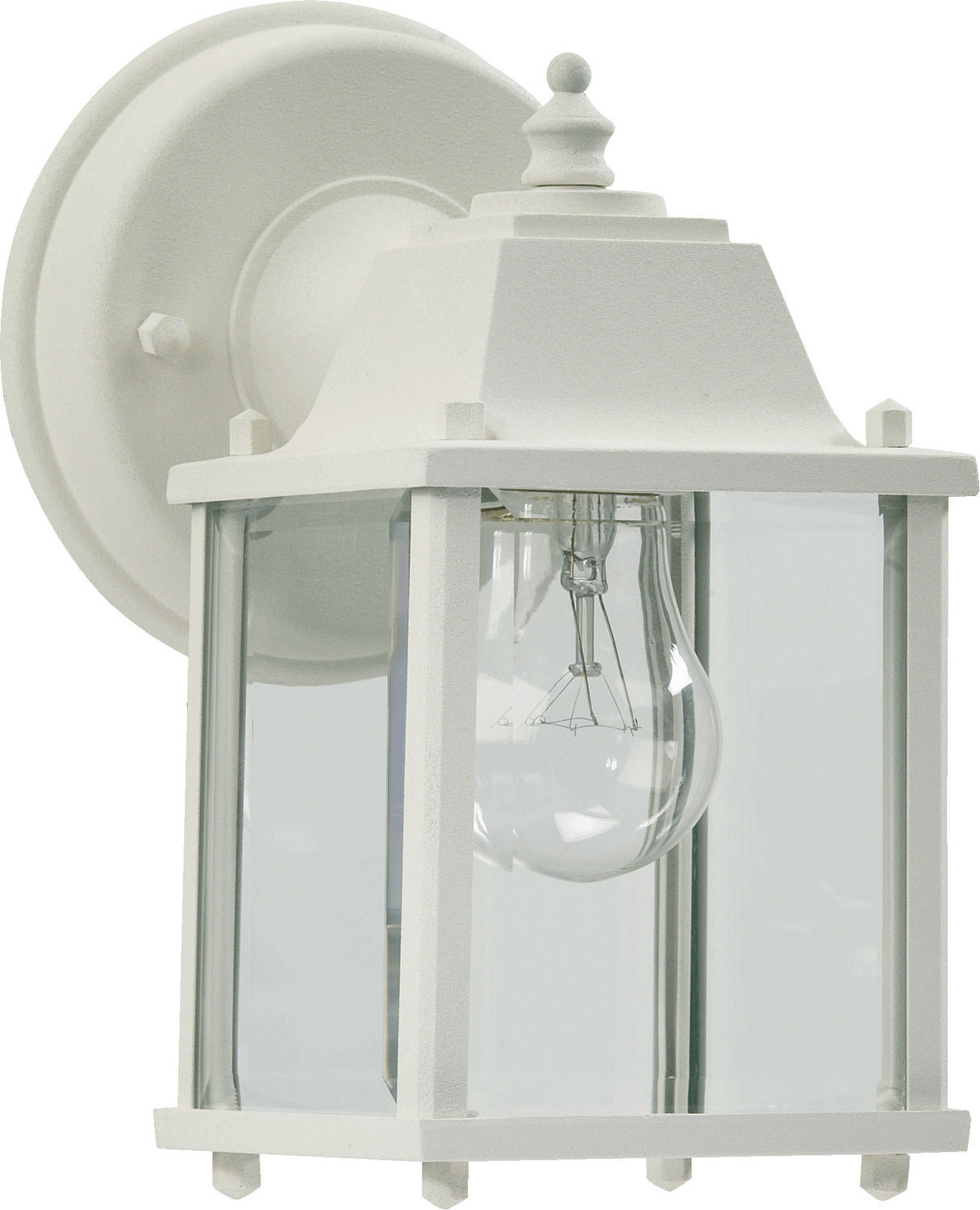 Quorum - 780-6 - One Light Wall Mount - Aluminum Box Lanterns - White