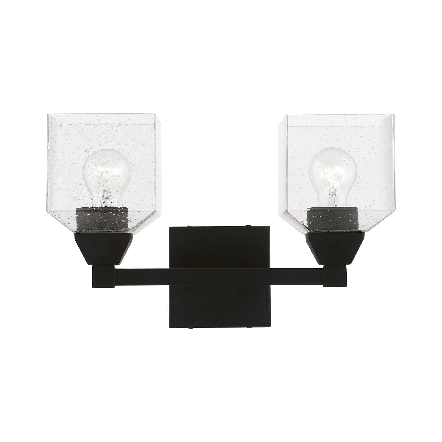 Livex Lighting - 10382-04 - Two Light Vanity Sconce - Aragon - Black