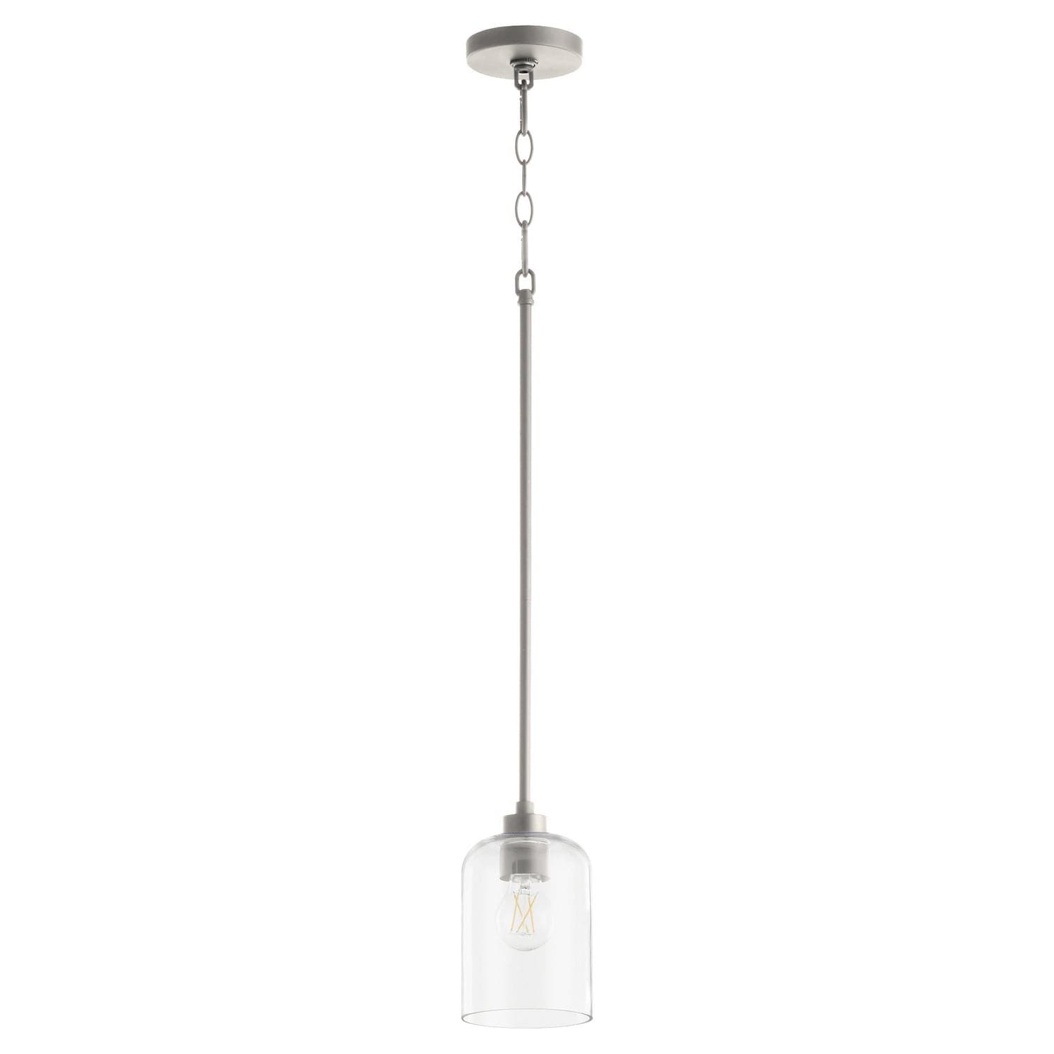 Quorum - 3374-65 - One Light Pendant - Tribute - Satin Nickel