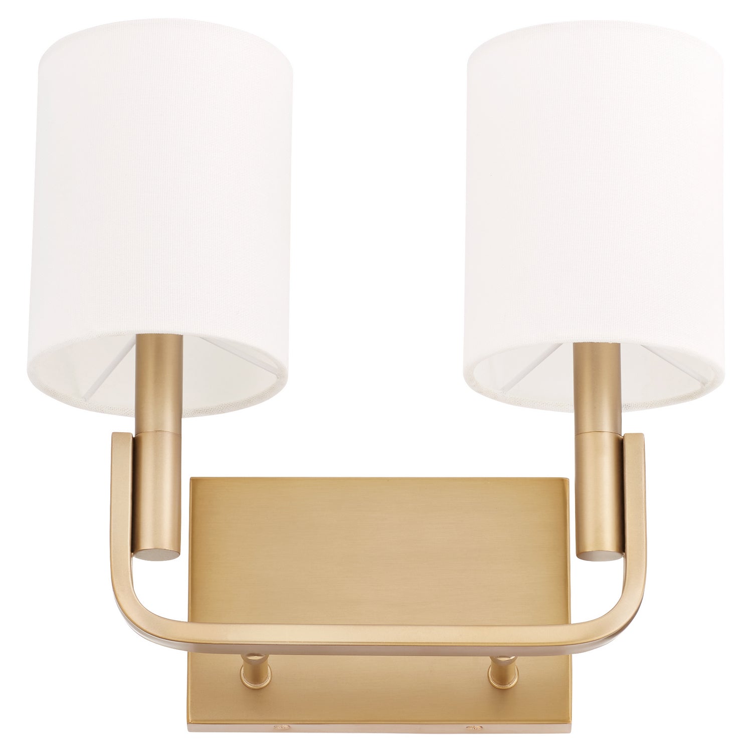 Quorum - 5210-2-80 - Two Light Wall Mount - Tempo - Aged Brass