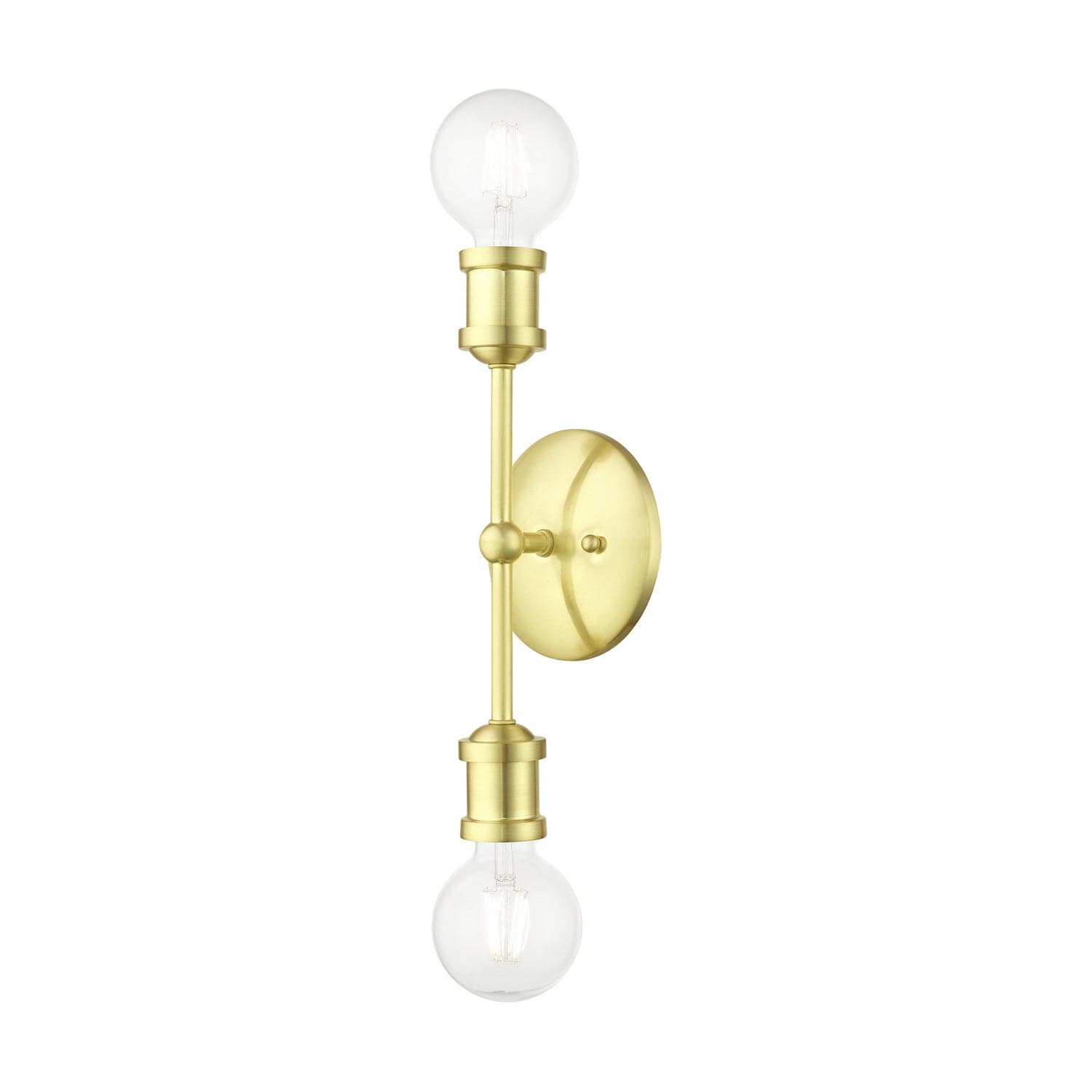 Livex Lighting - 14422-12 - Two Light Vanity Sconce - Lansdale - Satin Brass