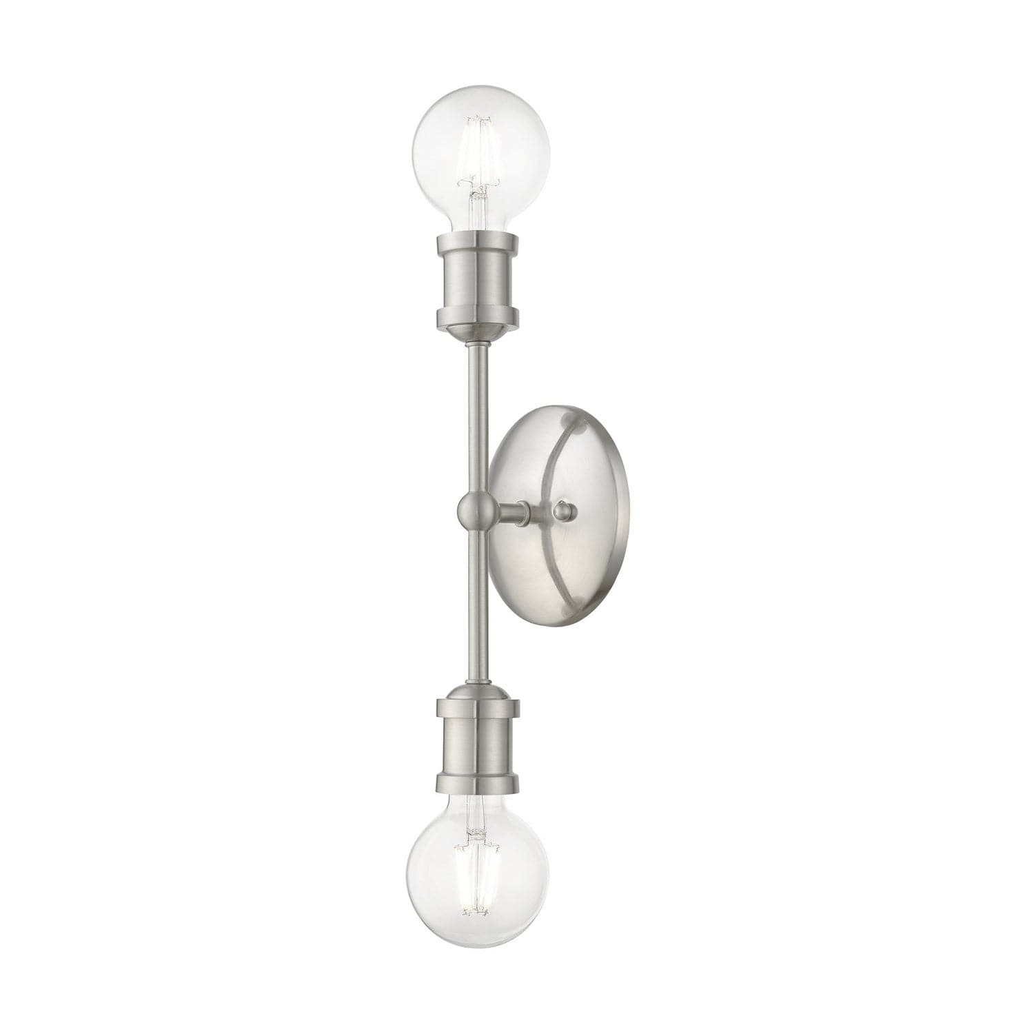 Livex Lighting - 14422-91 - Two Light Vanity Sconce - Lansdale - Brushed Nickel