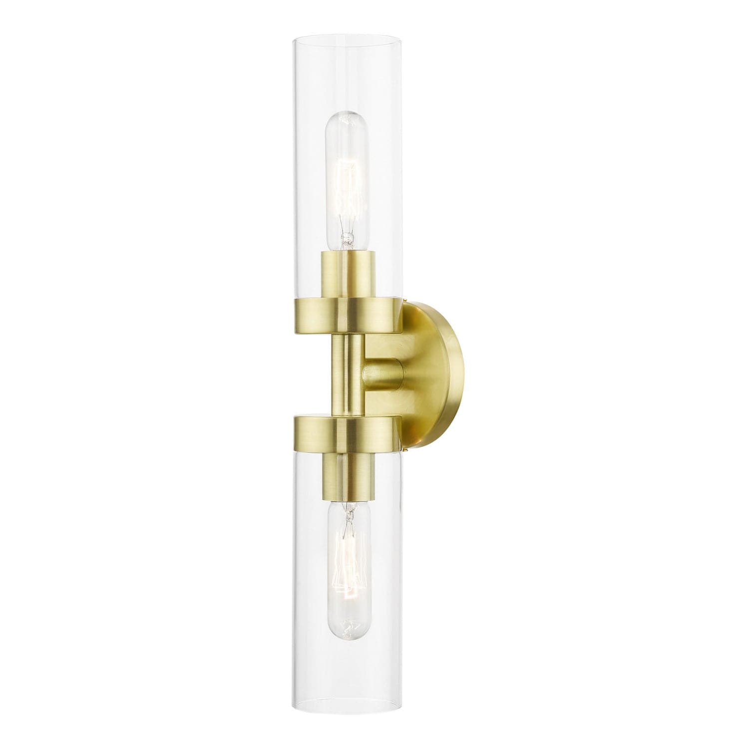 Livex Lighting - 16172-12 - Two Light Vanity Sconce - Ludlow - Satin Brass