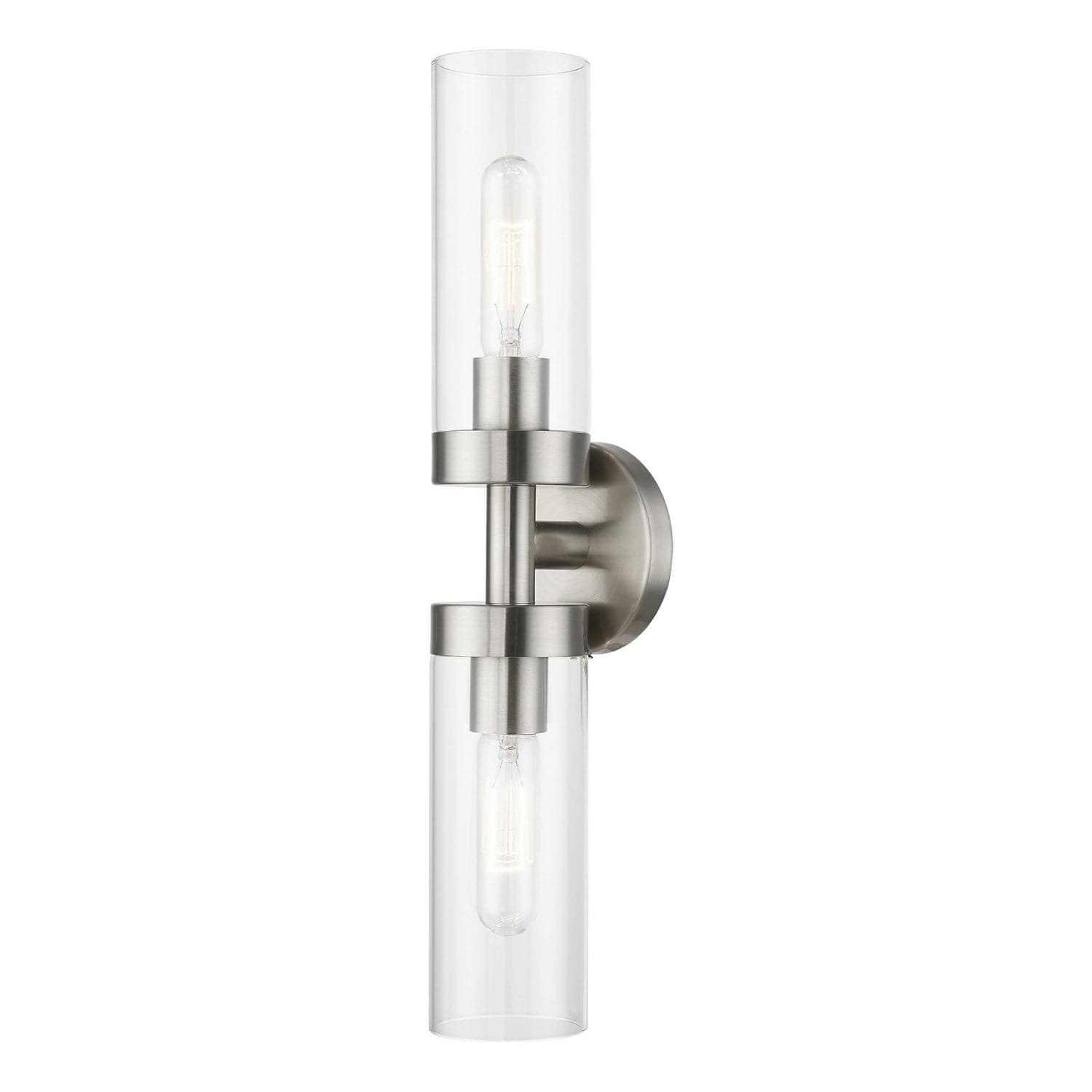 Livex Lighting - 16172-91 - Two Light Vanity Sconce - Ludlow - Brushed Nickel