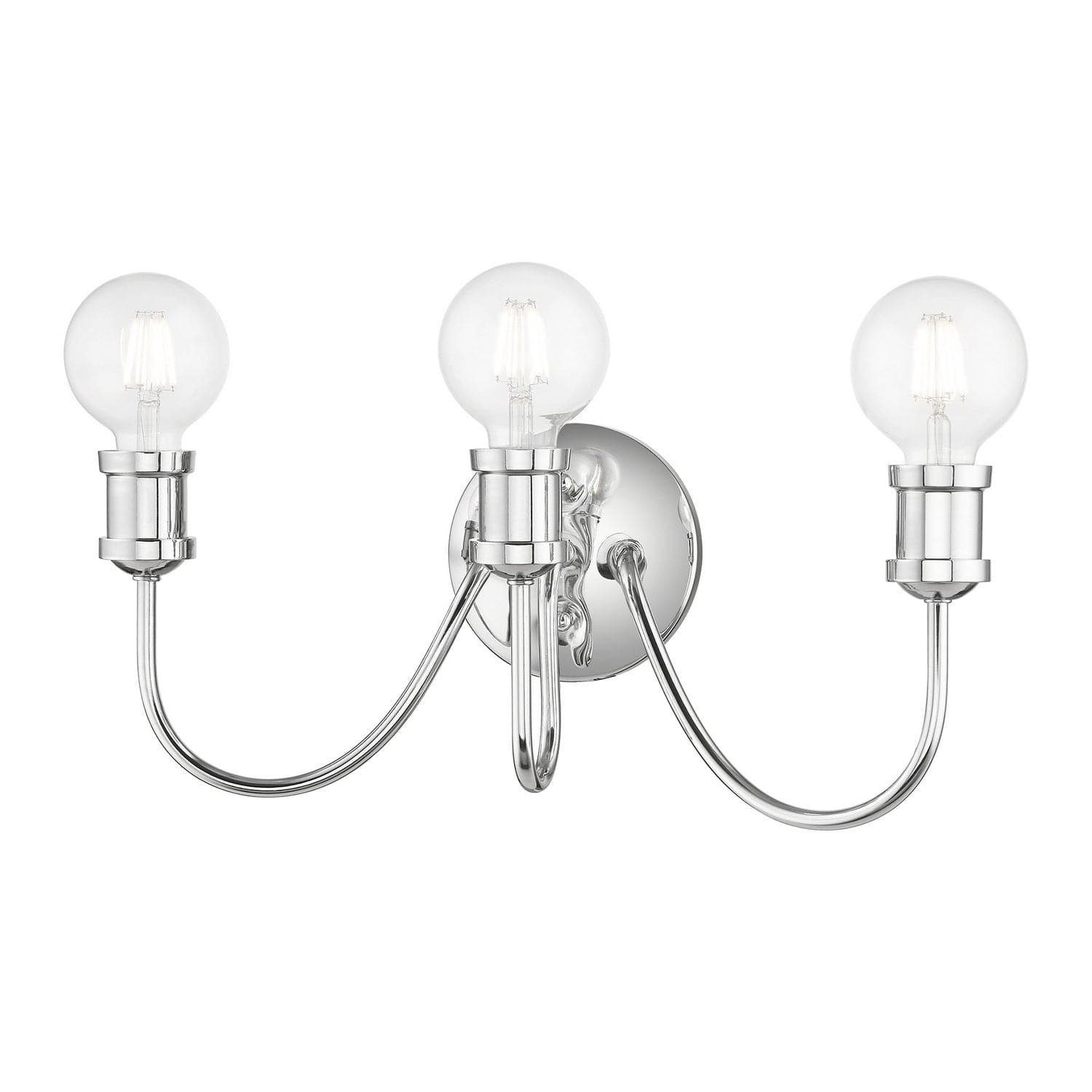 Livex Lighting - 16573-05 - Three Light Vanity Sconce - Lansdale - Polished Chrome