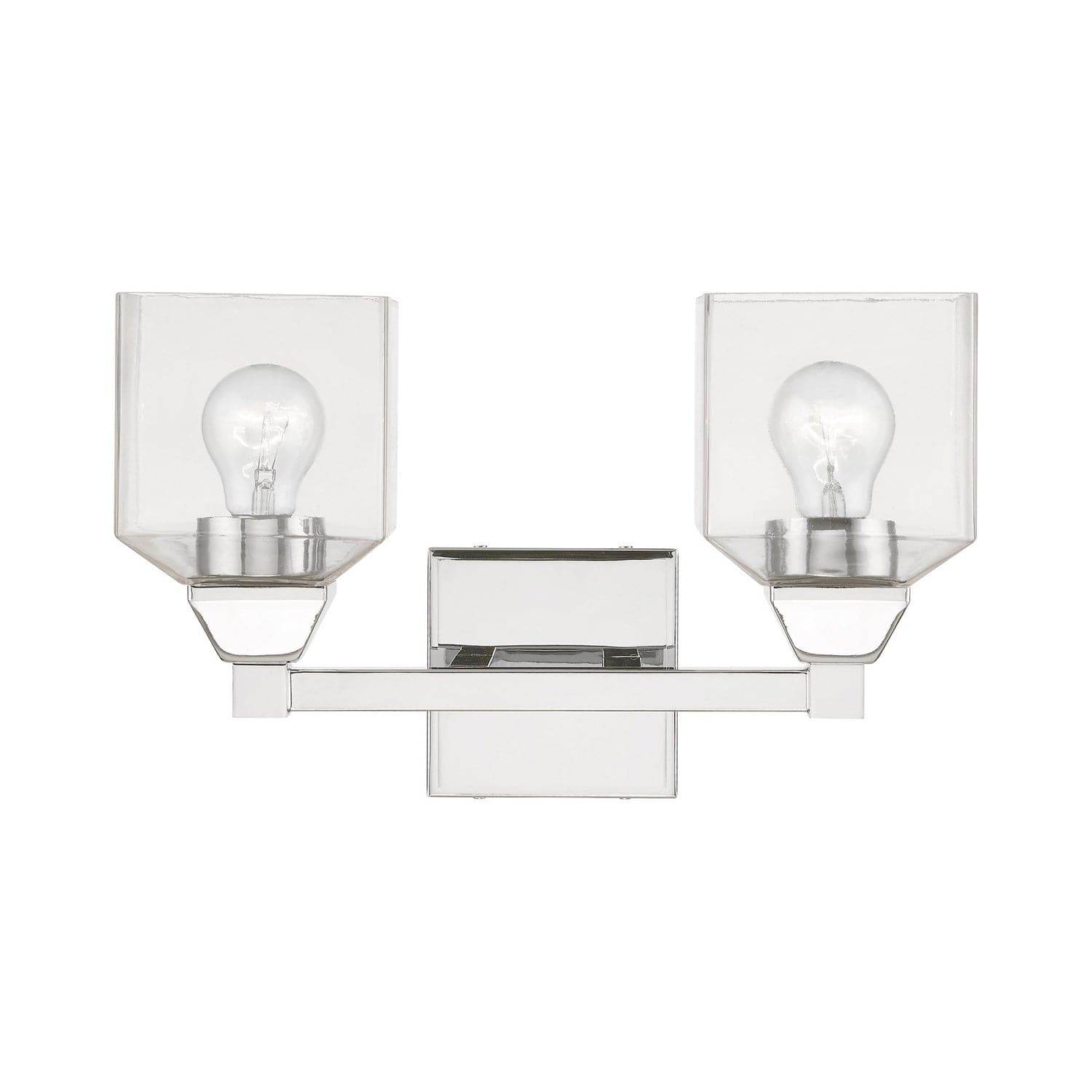 Livex Lighting - 16772-05 - Two Light Vanity Sconce - Aragon - Polished Chrome