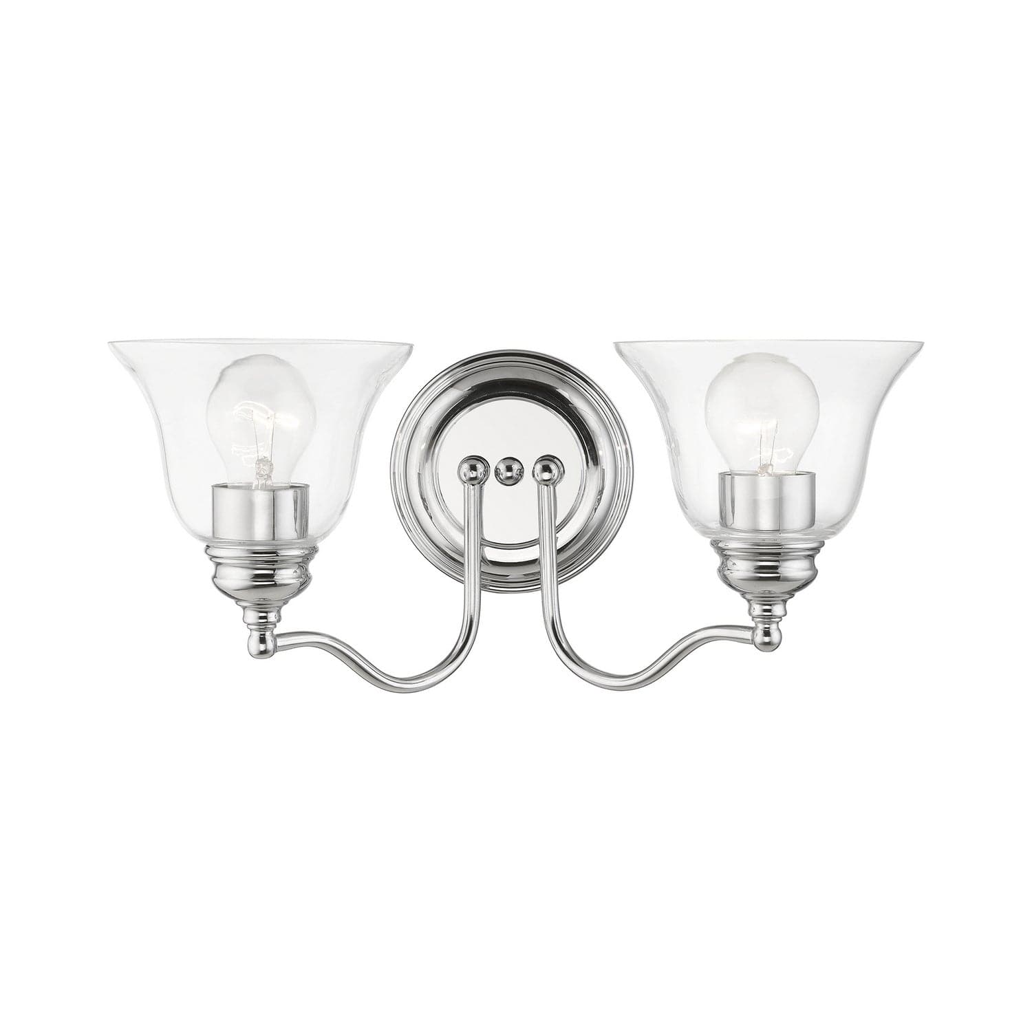 Livex Lighting - 16932-05 - Two Light Vanity Sconce - Moreland - Polished Chrome