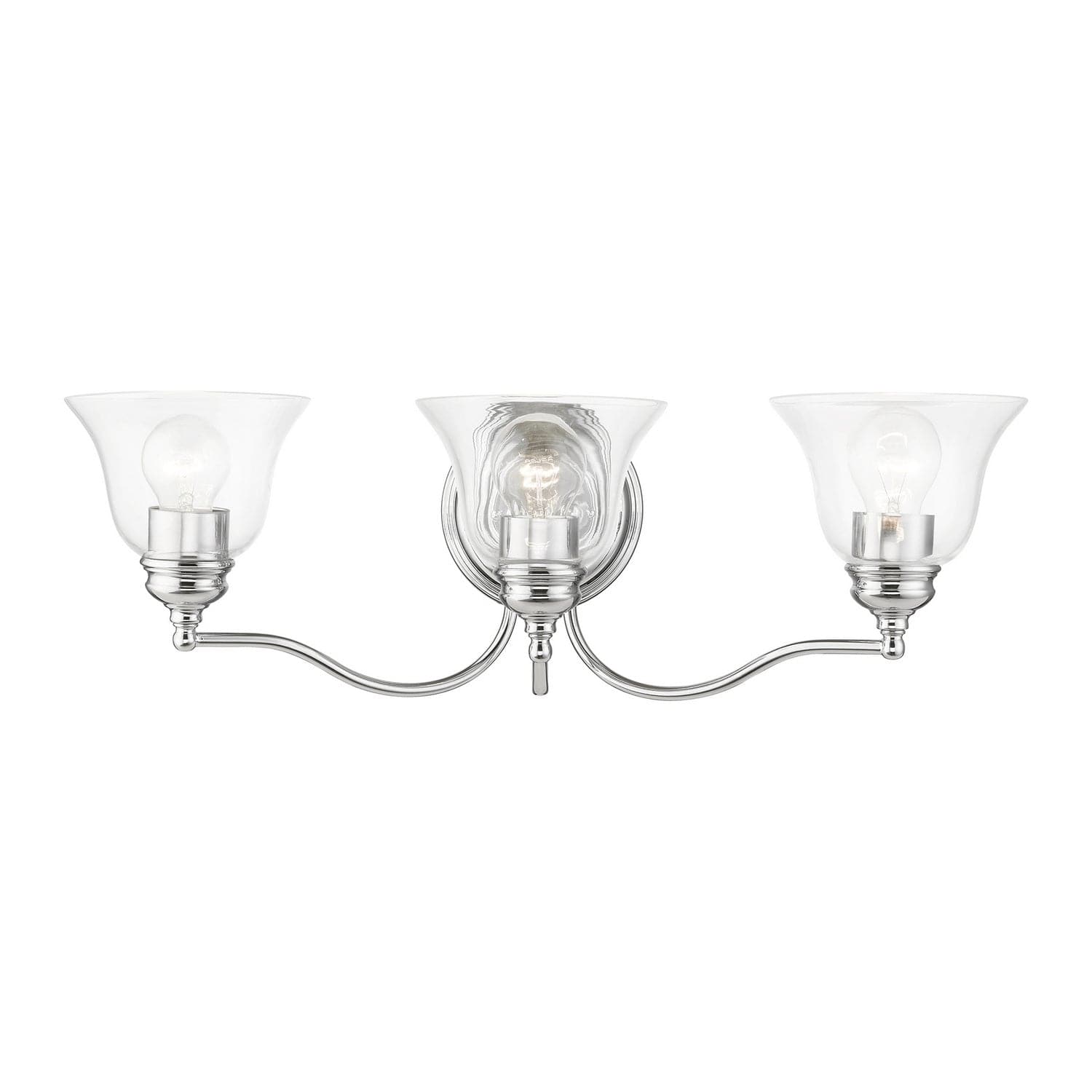 Livex Lighting - 16933-05 - Three Light Vanity Sconce - Moreland - Polished Chrome