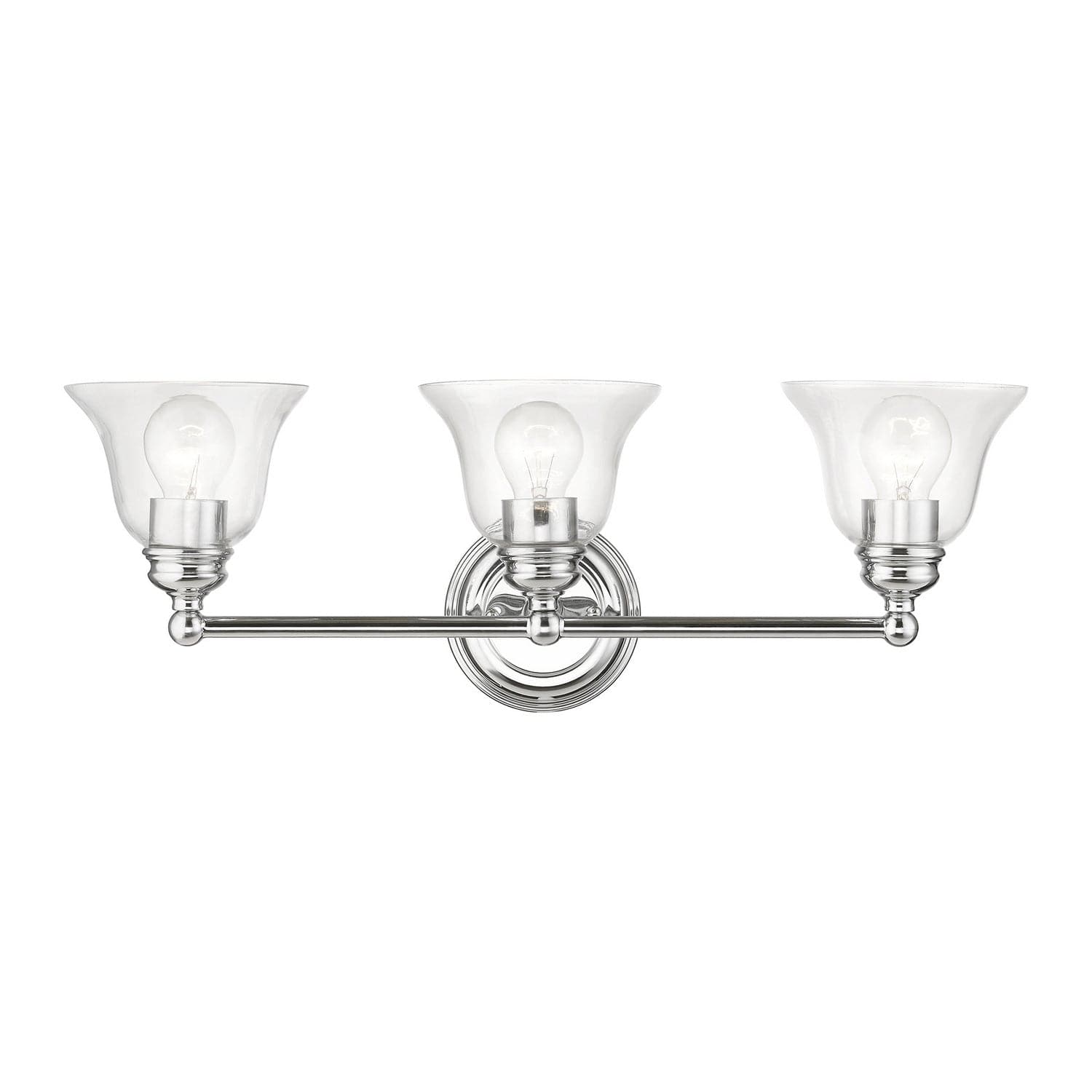 Livex Lighting - 16943-05 - Three Light Vanity Sconce - Moreland - Polished Chrome