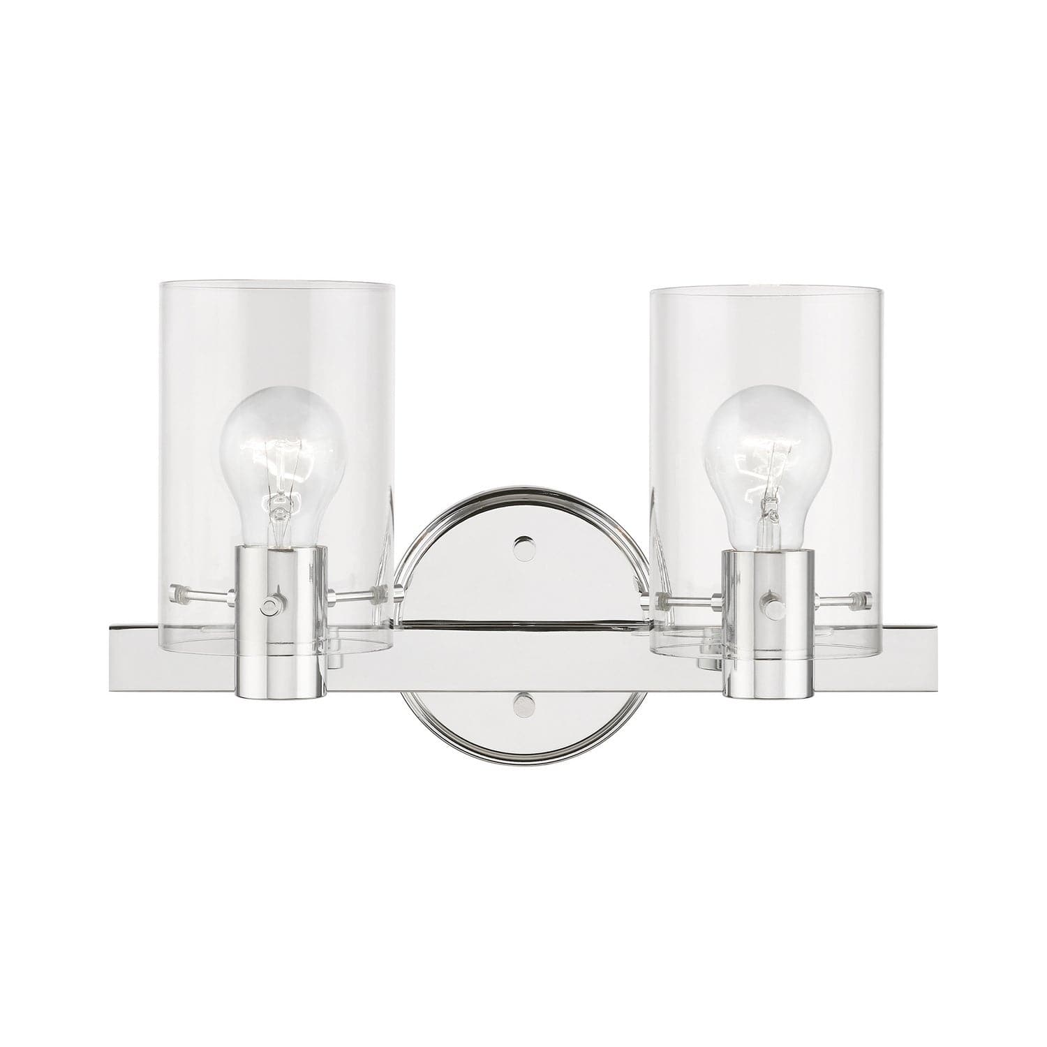 Livex Lighting - 17232-05 - Two Light Vanity Sconce - Munich - Polished Chrome