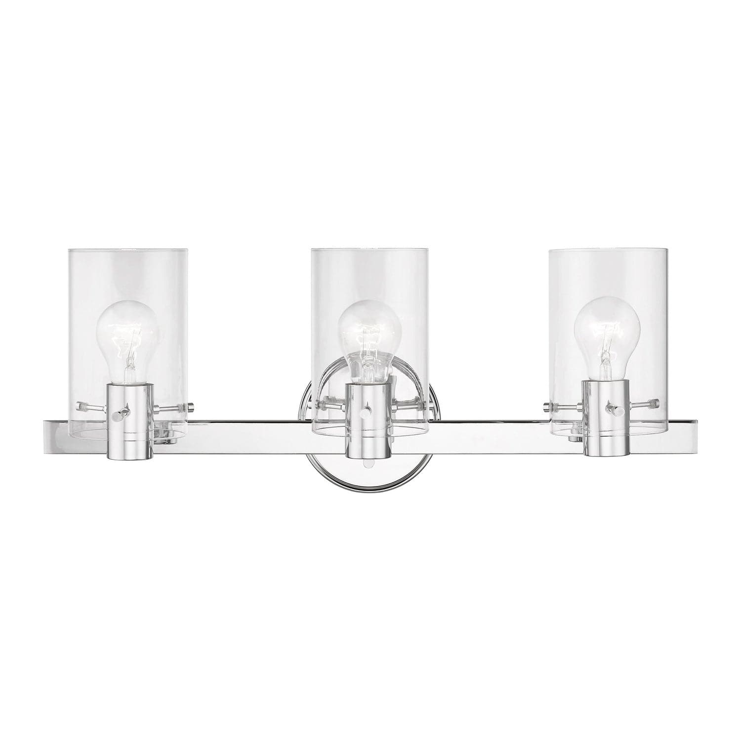 Livex Lighting - 17233-05 - Three Light Vanity Sconce - Munich - Polished Chrome