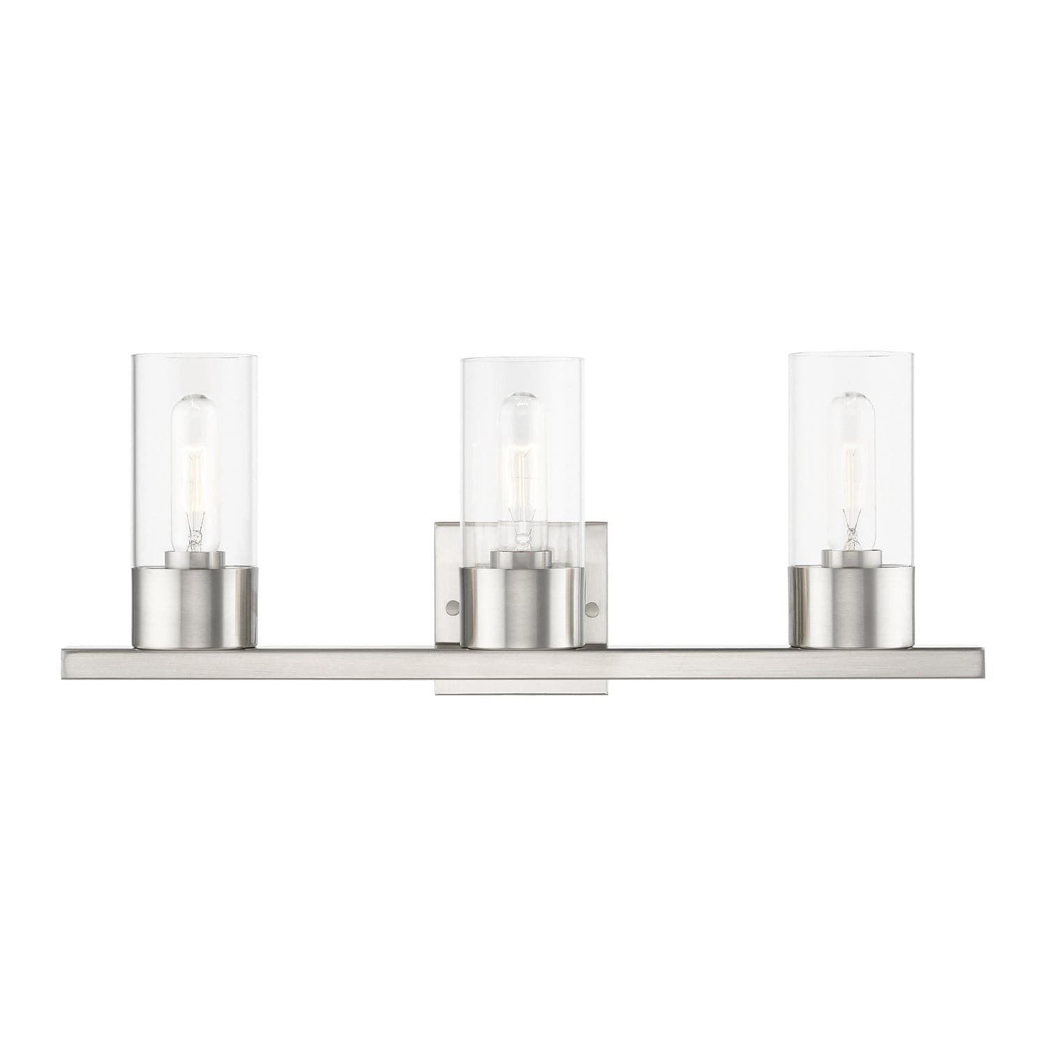 Livex Lighting - 17313-91 - Three Light Vanity Sconce - Carson - Brushed Nickel