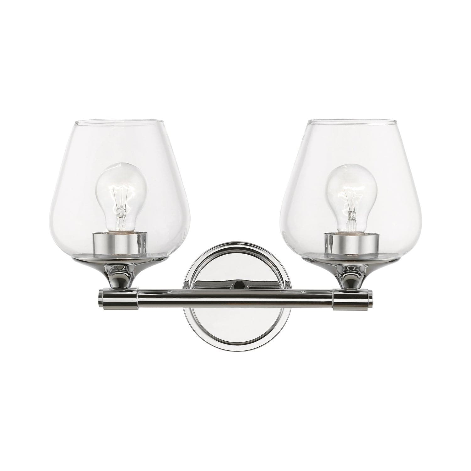 Livex Lighting - 17472-05 - Two Light Vanity Sconce - Willow - Polished Chrome