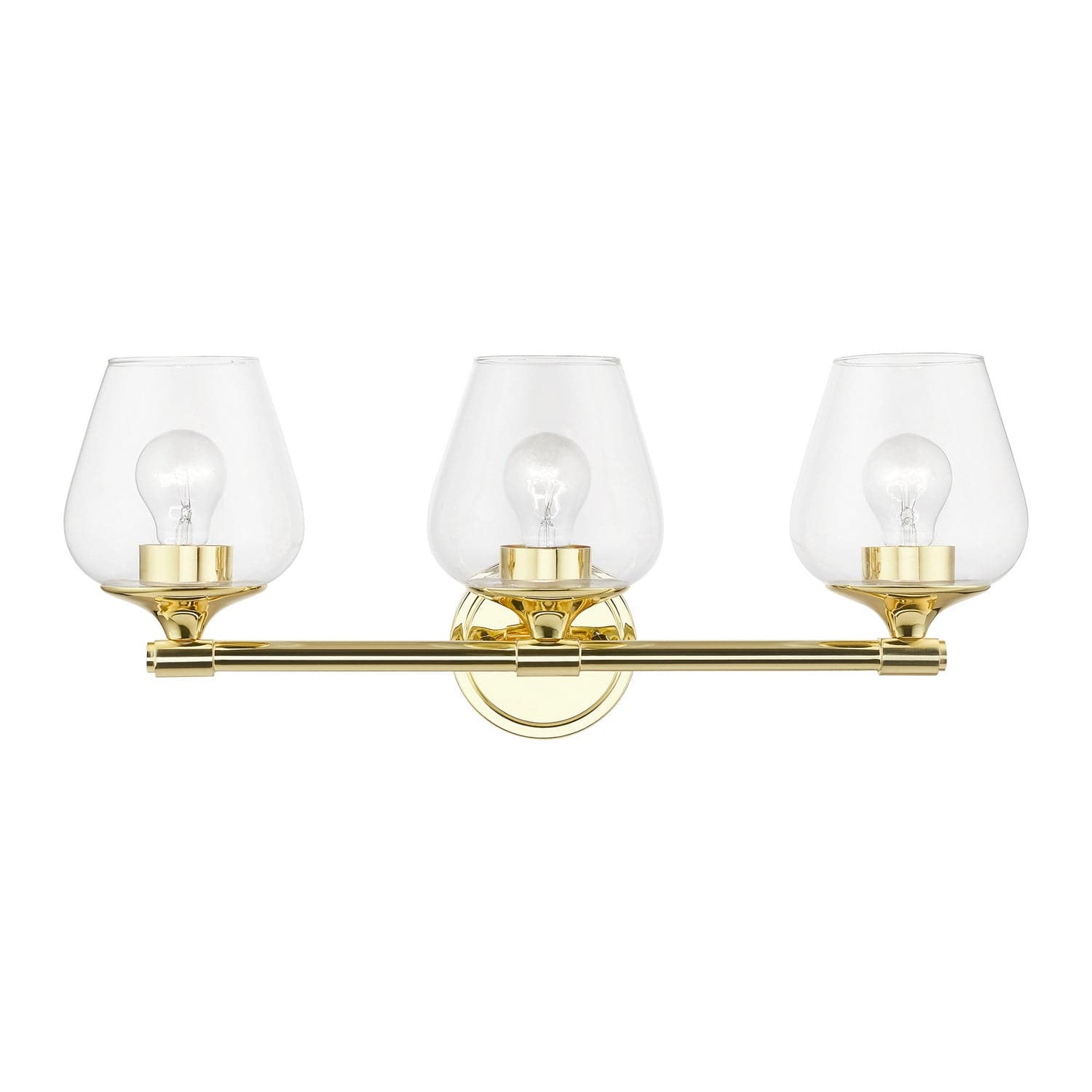 Livex Lighting - 17473-02 - Three Light Vanity Sconce - Willow - Polished Brass