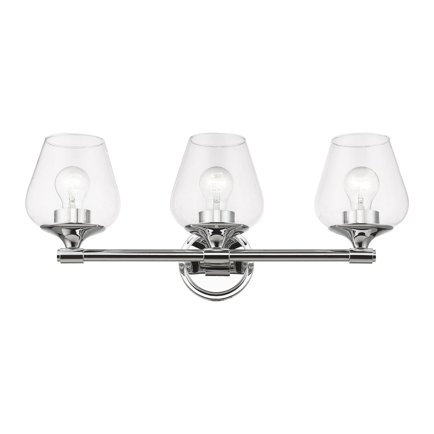 Livex Lighting - 17473-05 - Three Light Vanity Sconce - Willow - Polished Chrome