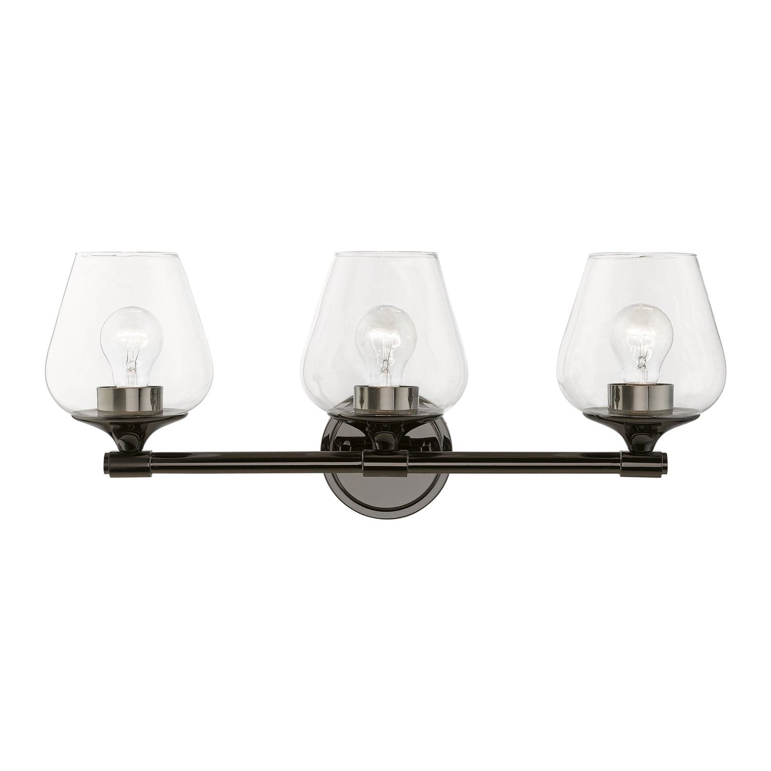 Livex Lighting - 17473-46 - Three Light Vanity Sconce - Willow - Black Chrome