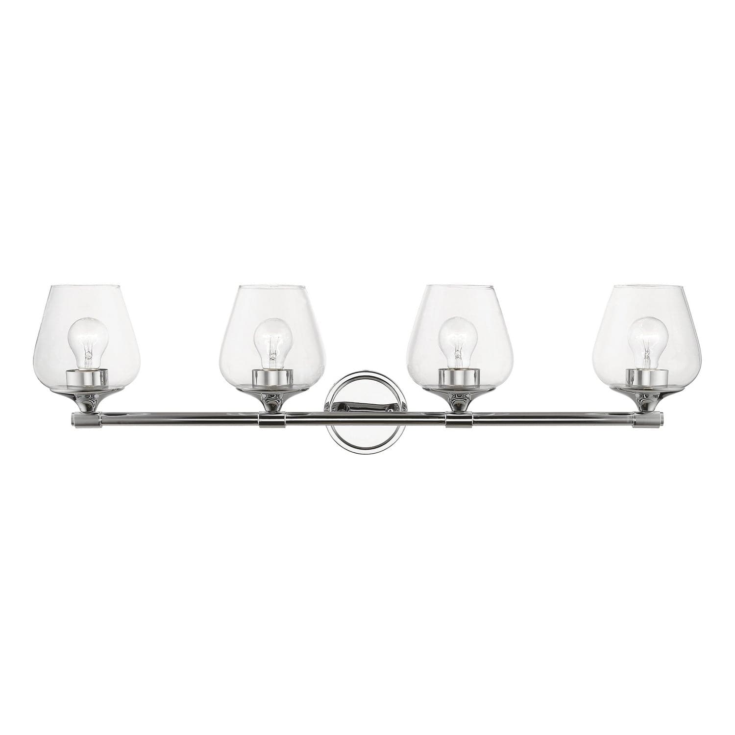 Livex Lighting - 17474-05 - Four Light Vanity Sconce - Willow - Polished Chrome