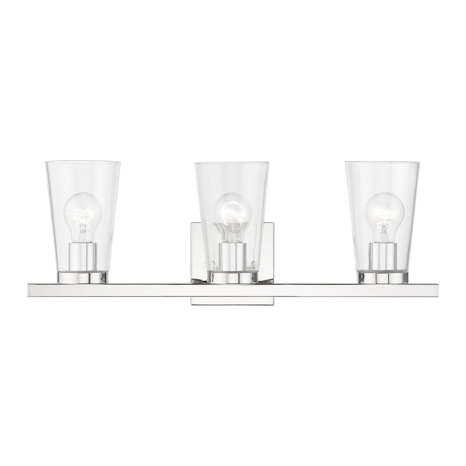 Livex Lighting - 17623-05 - Three Light Vanity Sconce - Cityview - Polished Chrome